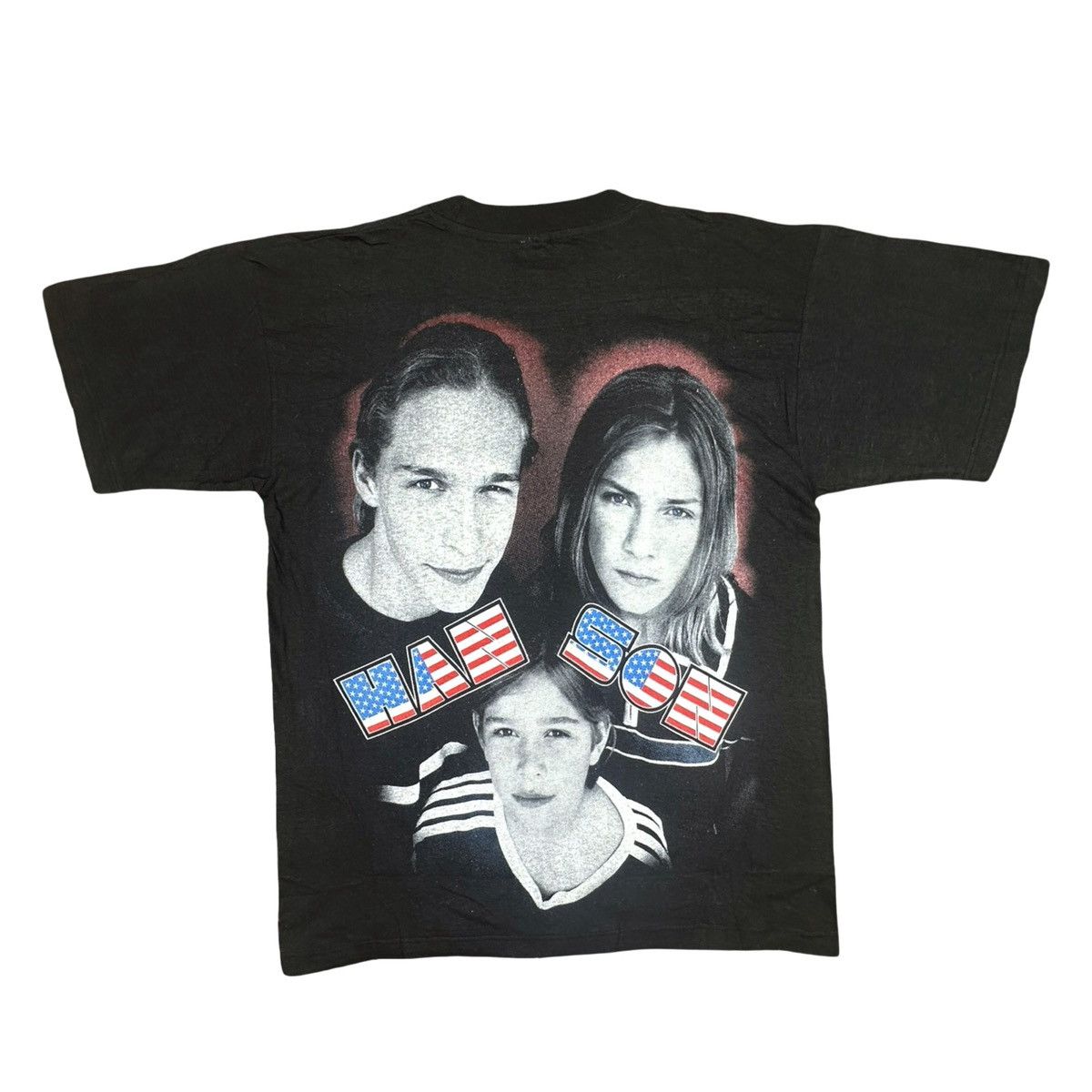 Band Tees × Vintage Vintage 90’s America’s Best Hanson Crew Neck T-Shirt Size US M / EU 48-50 / 2 - 3 Thumbnail
