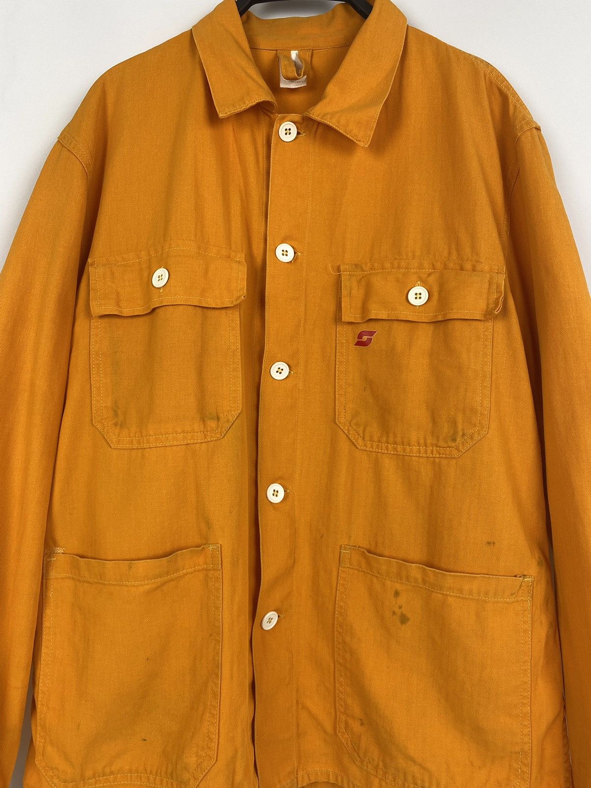 Vintage 1990’s Vintage Railway HBT Sanfor Work Chore Jacket Size US M / EU 48-50 / 2 - 4 Thumbnail