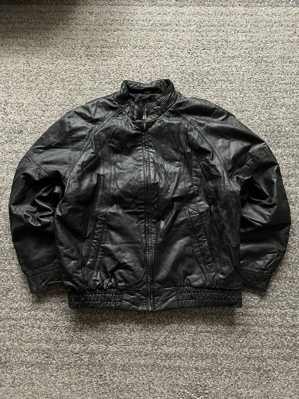 Leather Vintage Leather bomber Size US S / EU 44-46 / 1 - 1 Thumbnail