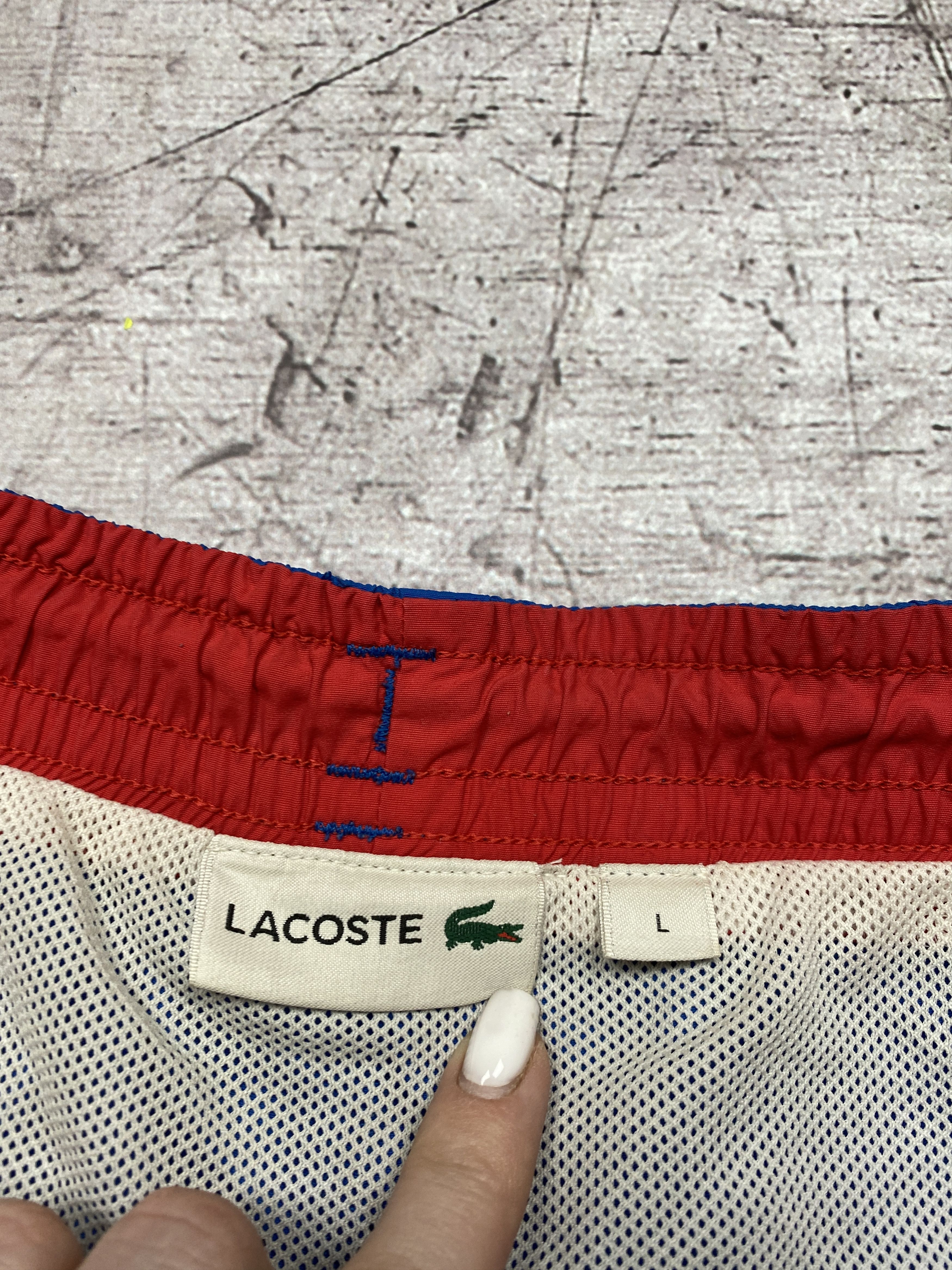 Lacoste × Vintage Lacoste Vintage Mens Nylon Shorts Size US 34 / EU 50 - 5 Thumbnail