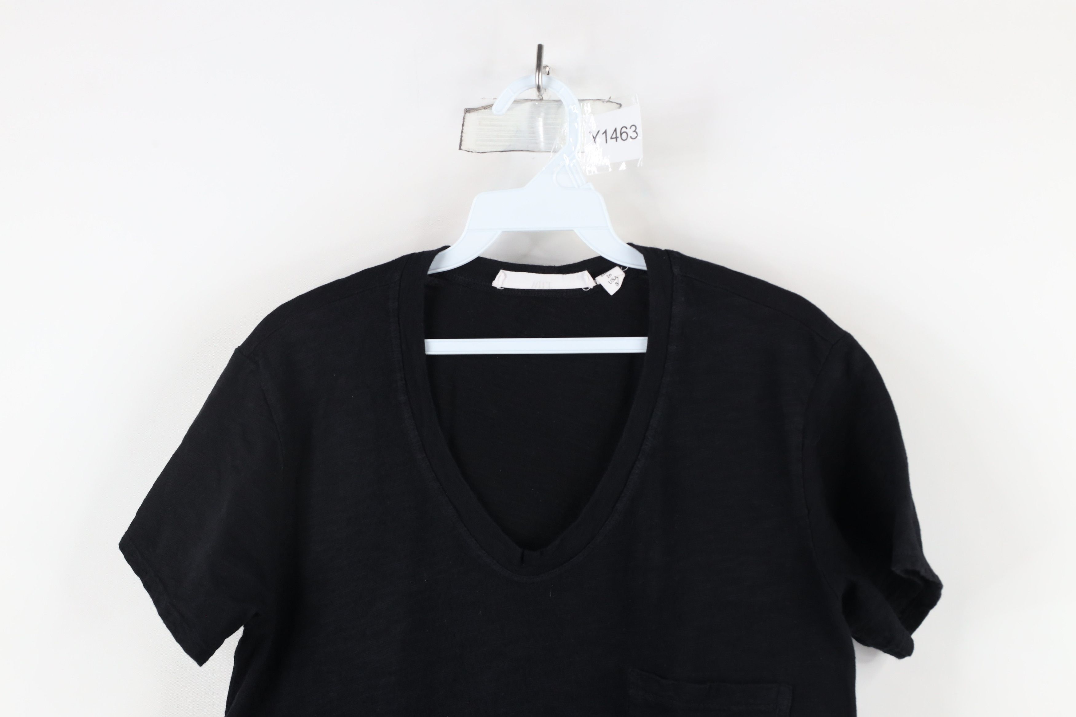Vintage Wilt Baggy Fit Cotton Jersey Knit Pocket T-Shirt Black USA Size S / US 4 / IT 40 - 2 Thumbnail