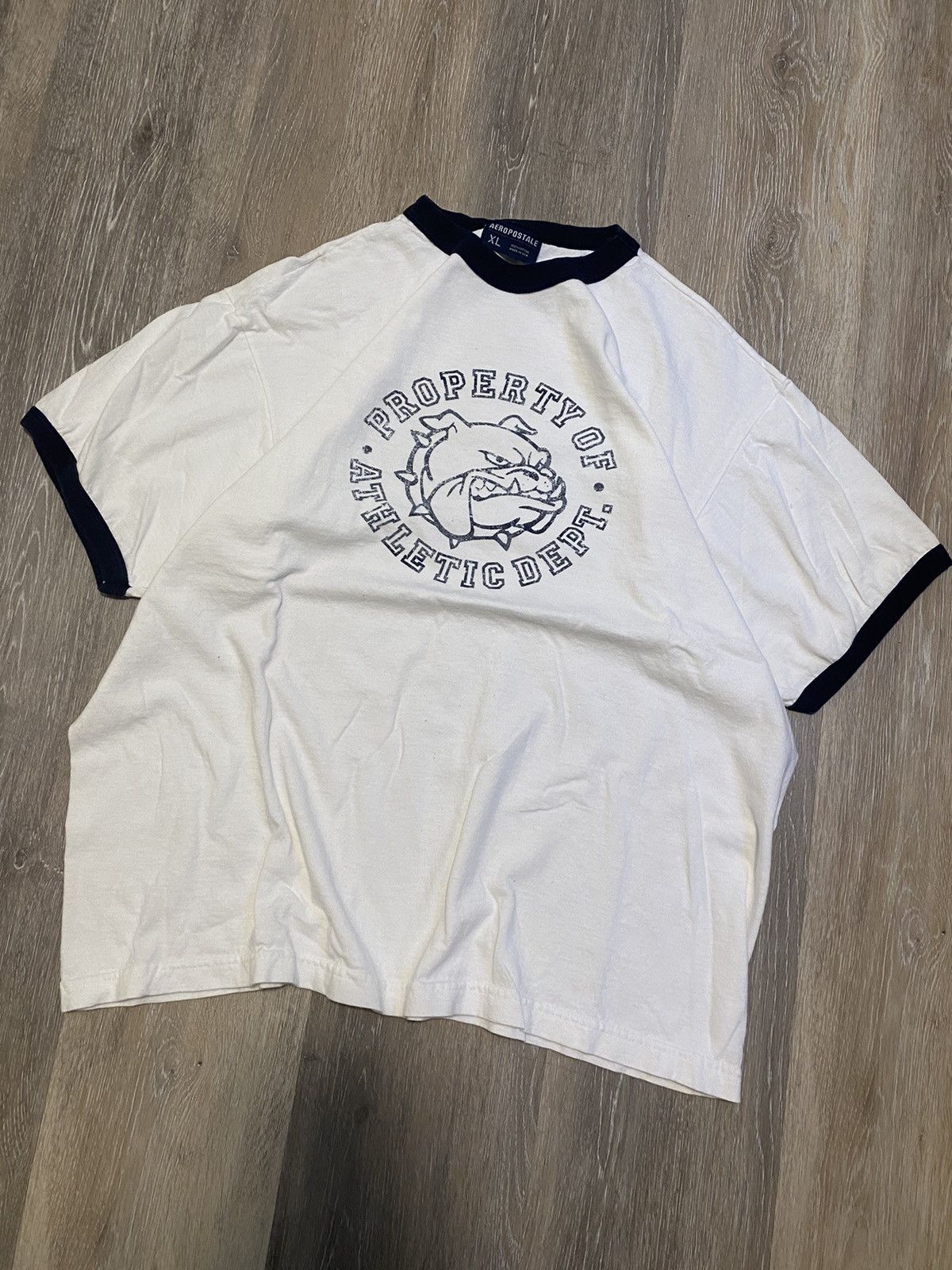 Vintage Vintage 90s Athletic Dept Boxy Tee Size US XL / EU 56 / 4 - 2 Thumbnail