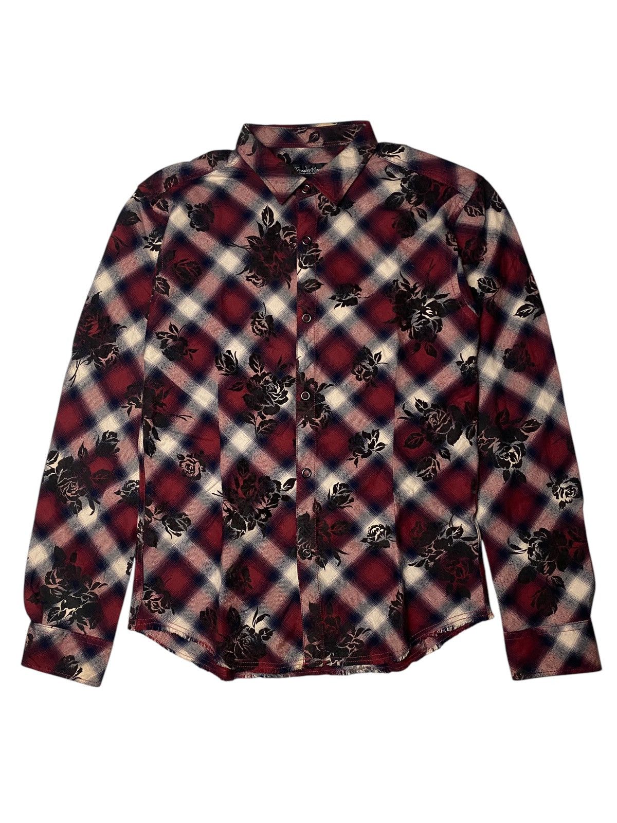 2000's Tornado Mart Unfinished Floral Shirts