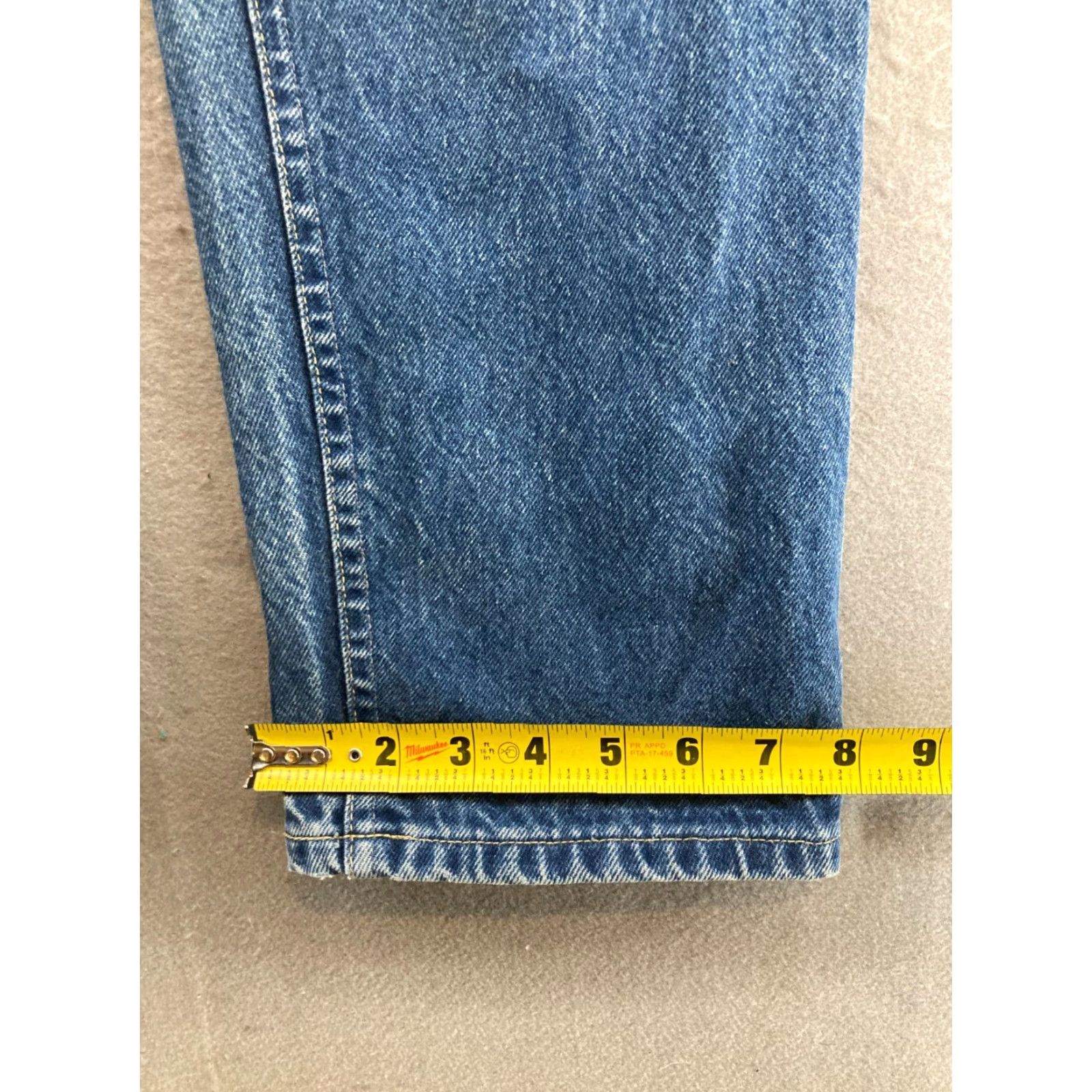 Lee VINTAGE Lee Womens Mom Jeans 14M Relaxed USA MADE Denim 5-Pocket Blue 31in Inseam Mens? Size 36" / US 14 / IT 50 - 6 Thumbnail