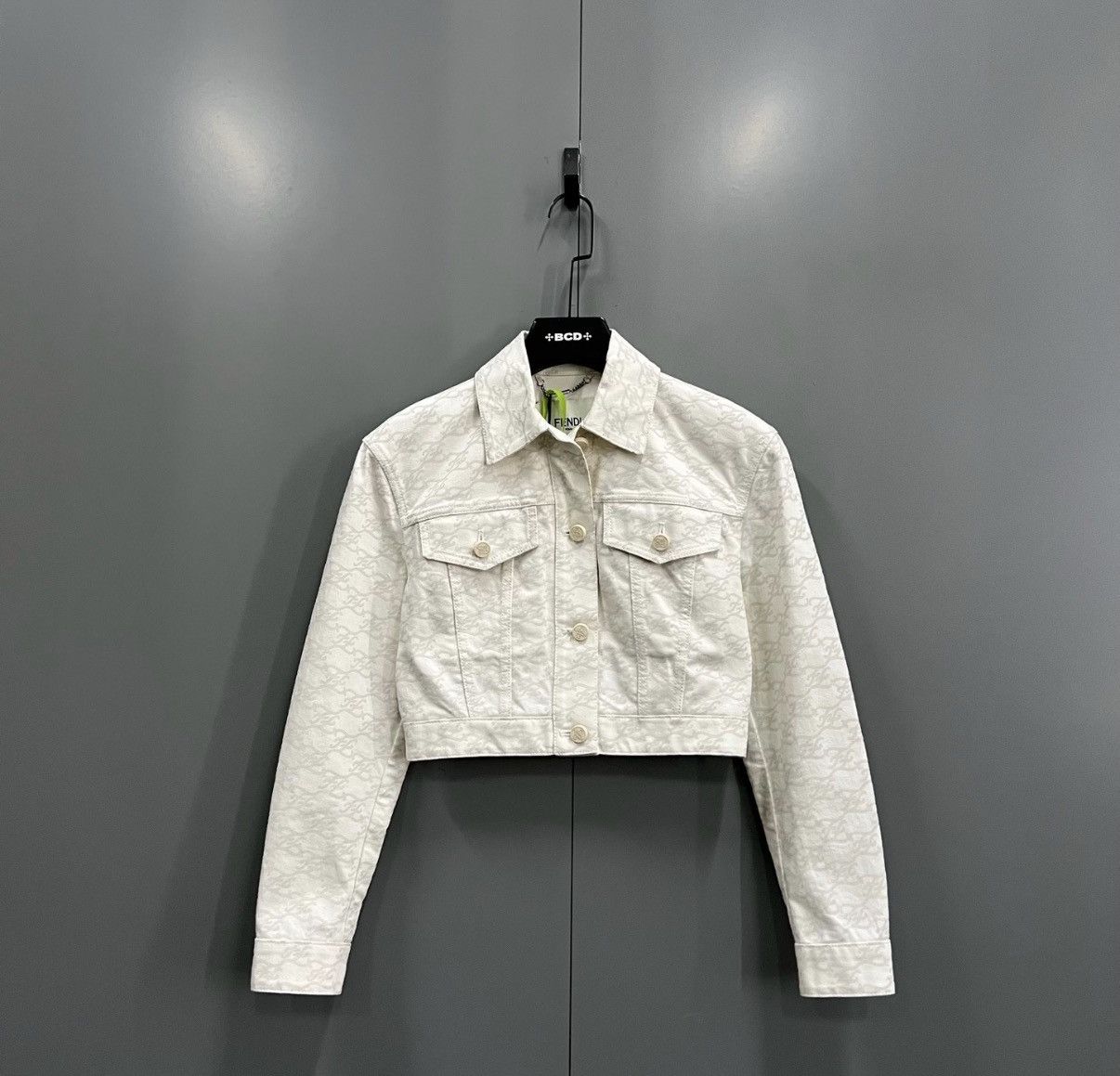 Fendi Fendi All-over FF Print Denim Jacket J41 Size XS / US 0-2 / IT 36-38 - 1 Thumbnail