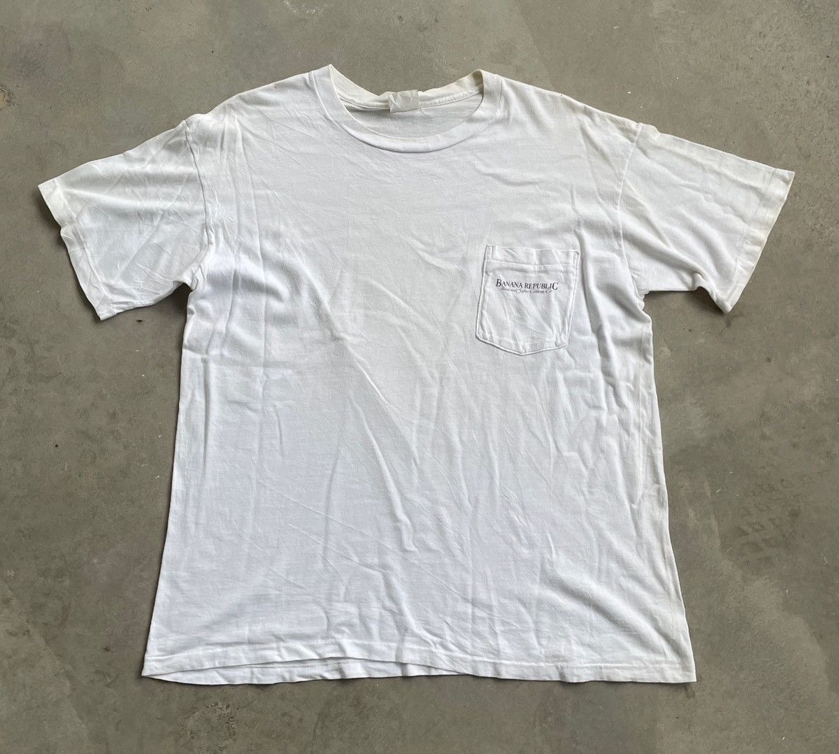 Banana Republic × Vintage VINTAGE BANA REPUBLIC POCKET TEE TIGER Size US XL / EU 56 / 4 - 4 Thumbnail