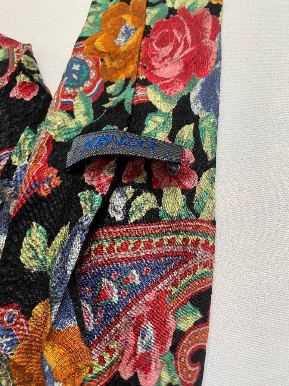 Kenzo Kenzo Cravatte Silk Tie Casual Design Luxury Size ONE SIZE - 3 Thumbnail