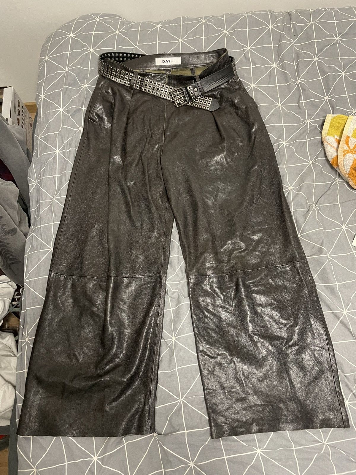 By Malene Birger DAY Birger et MIKKELSEN Ricardo - Sleek Leather Size 27" / US 4 / IT 40 - 2 Thumbnail