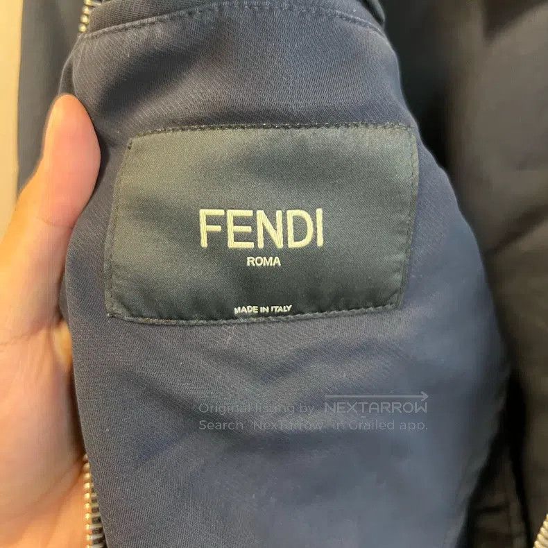 Fendi Fendi Leather Patch Slim Fit Jacket Size US M / EU 48-50 / 2 - 3 Thumbnail