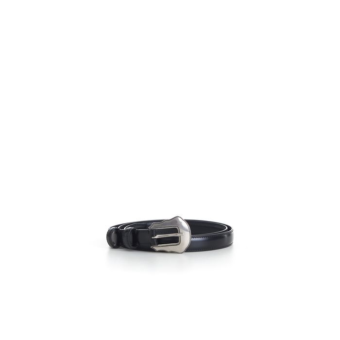 Celine Black 'BC-04' 18mm Belt - Taurillon Leather Size 90