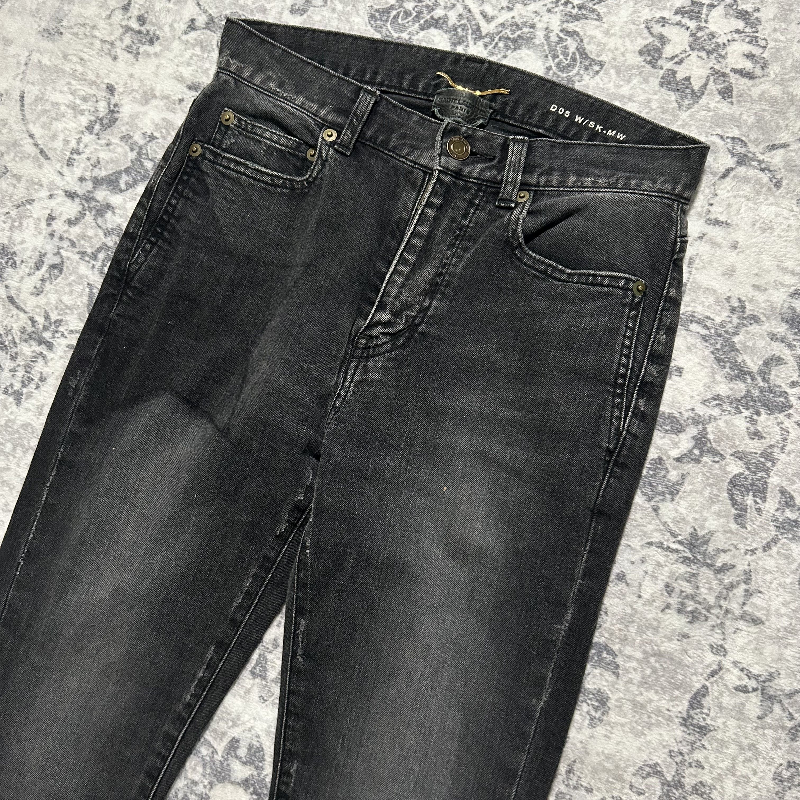 Saint Laurent Paris Saint Laurent Paris D05 Star Denim Size US 26 / EU 42 - 2 Thumbnail