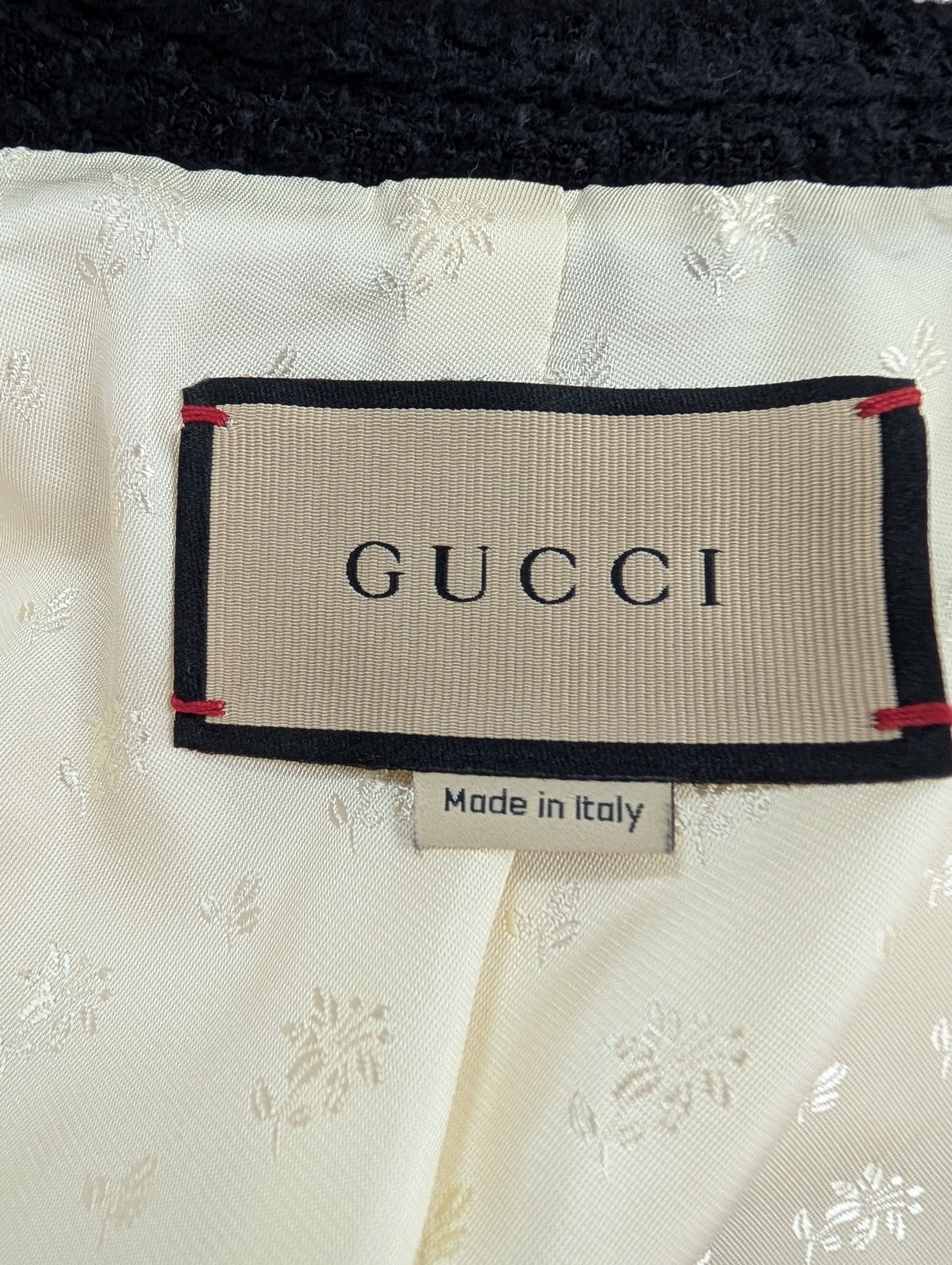 Gucci Gucci Black And White Tweed Jacket Size XS / US 0-2 / IT 36-38 - 3 Thumbnail