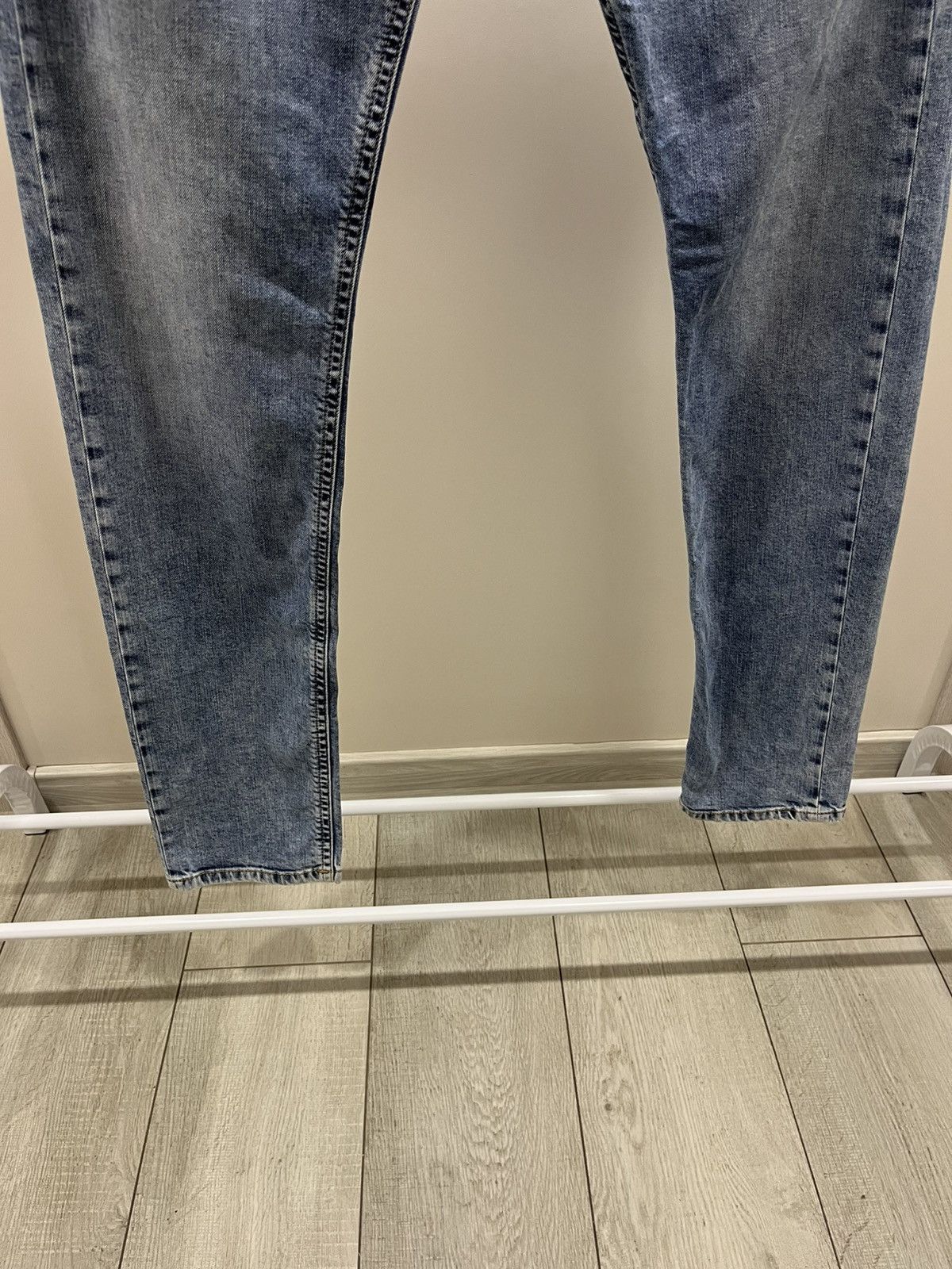 Diesel Distressed Denim Y2k Diesel Vintage Jeans Style Slim Size US 33 - 3 Thumbnail