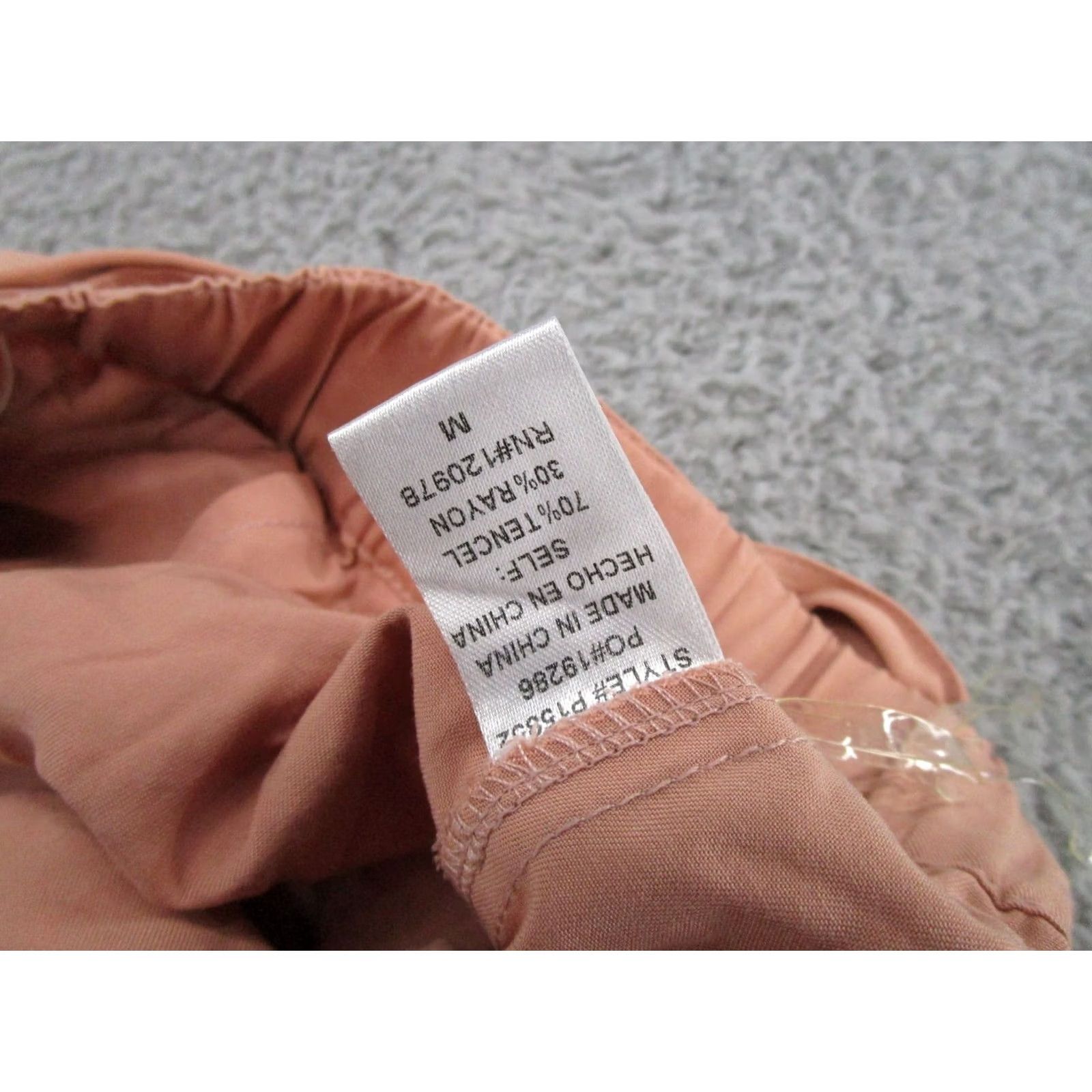 Vintage Entro Pink Jogger Pants Lightweight Tencel Blend Size M Women’s Adult Medium Peach Belted Size 32" / US 10 / IT 46 - 5 Thumbnail