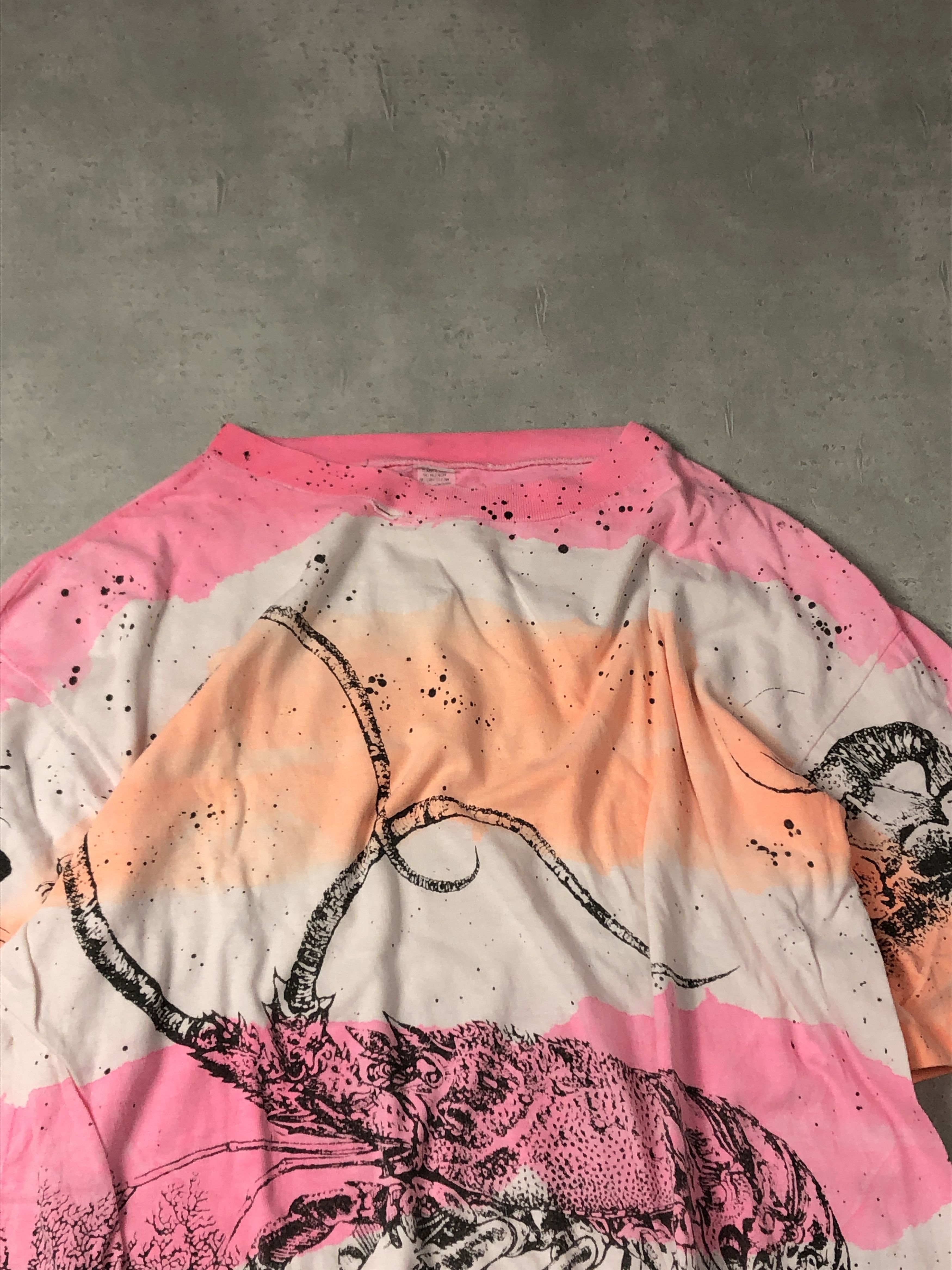 Vintage Vintage graphic tee t-shirt 3-4-52 69 Size US XL / EU 56 / 4 - 4 Thumbnail