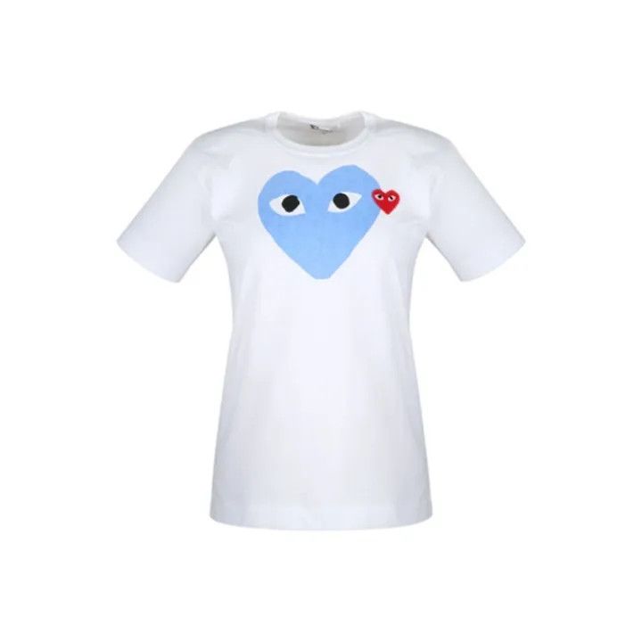 Comme des Garcons Comme des Garcons Play Blue Heart T-Shirt 0079 Size M / US 6-8 / IT 42-44 - 1 Thumbnail
