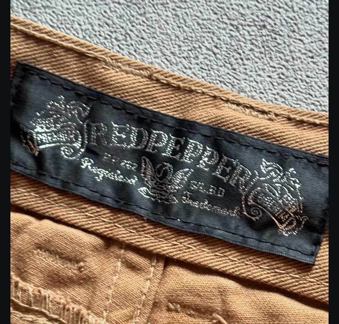 If Six Was Nine 2000s Red Pepper Special Edition Double Waist Jeans y2k Lgb Size US 30 / EU 46 - 7 Thumbnail