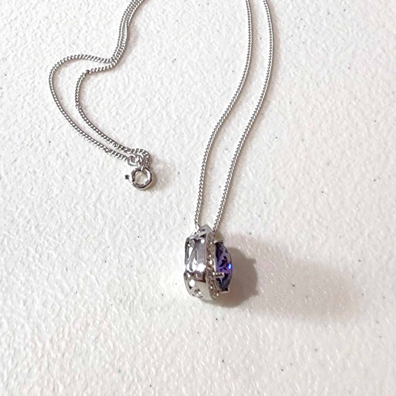 Designer Brilliant Crystals Silver Plated Swarovski Elements Necklace Size ONE SIZE - 6 Thumbnail