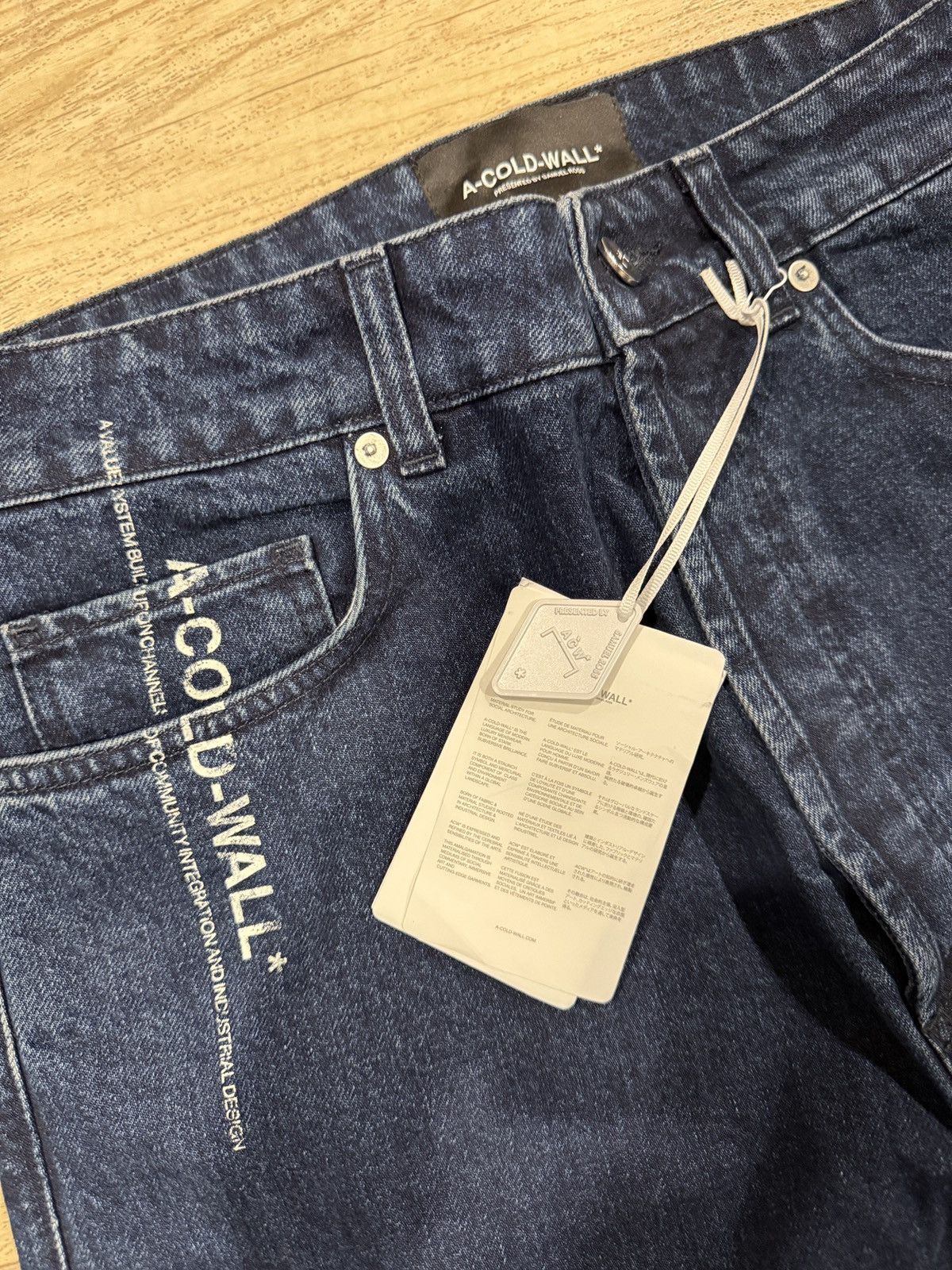 A-COLD-WALL* A Cold Wall Denim Jeans Size US 30 / EU 46 - 2 Thumbnail