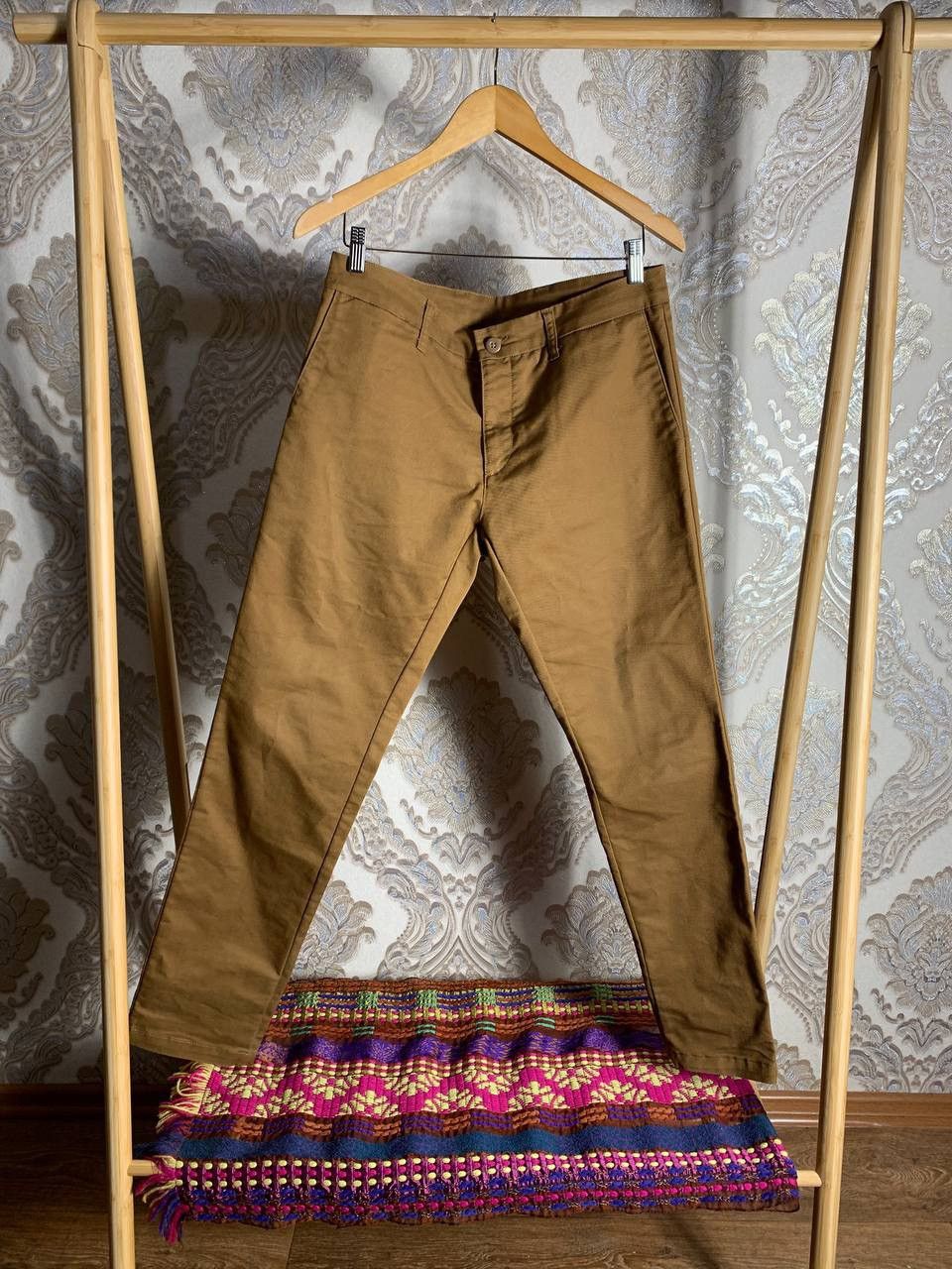 Carhartt × Vintage VERY RARE CARHARTT WORK IN PROGRESS PANTS CHINO JAPAN STYLE Size US 33 - 2 Thumbnail