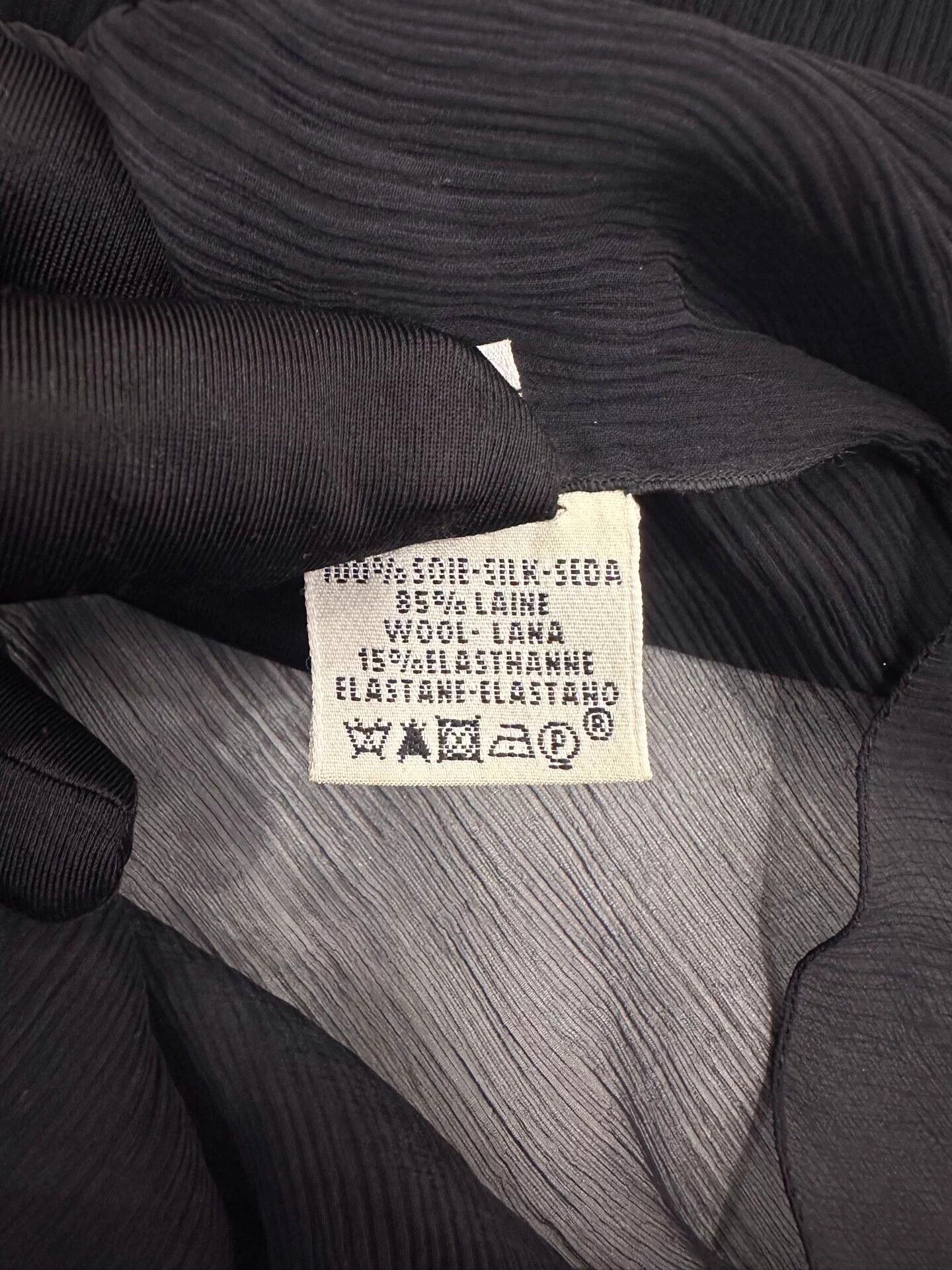 Hermes Hermes women's black silk shirt jacket 36 new Size XS / US 0-2 / IT 36-38 - 7 Thumbnail