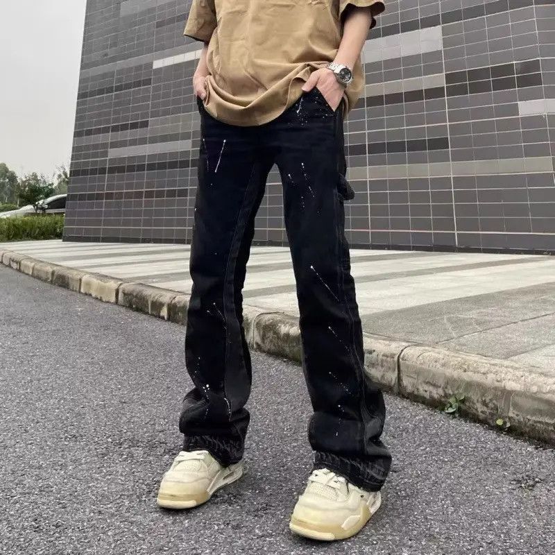 Japanese Brand Retro loose zipper straight leg casual jeans Size US 30 / EU 46 - 5 Thumbnail