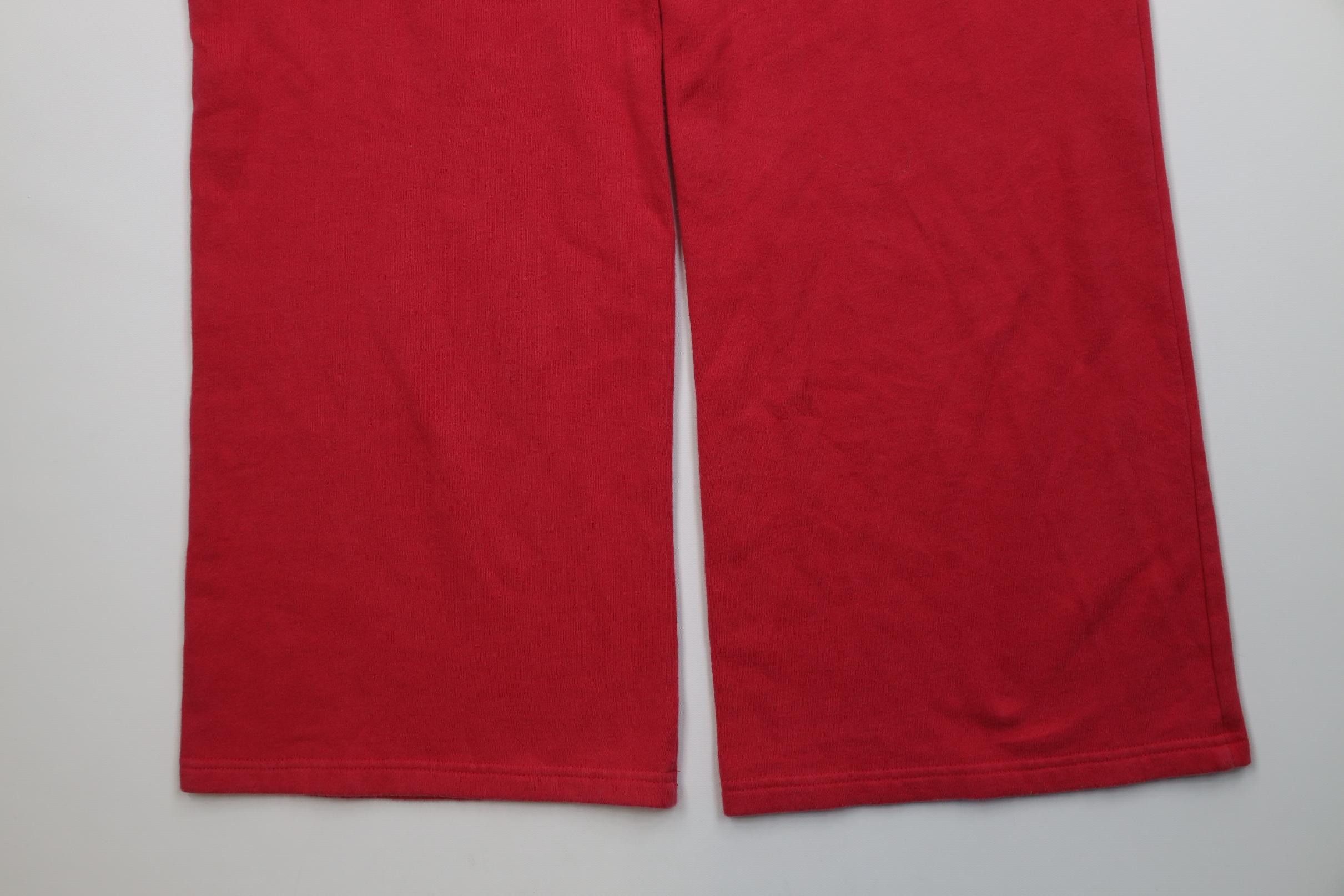 Aeropostale Vintage 90s Y2K Aeropostale Flared Wide Leg Sweatpants Pink Size 37" - 11 Thumbnail