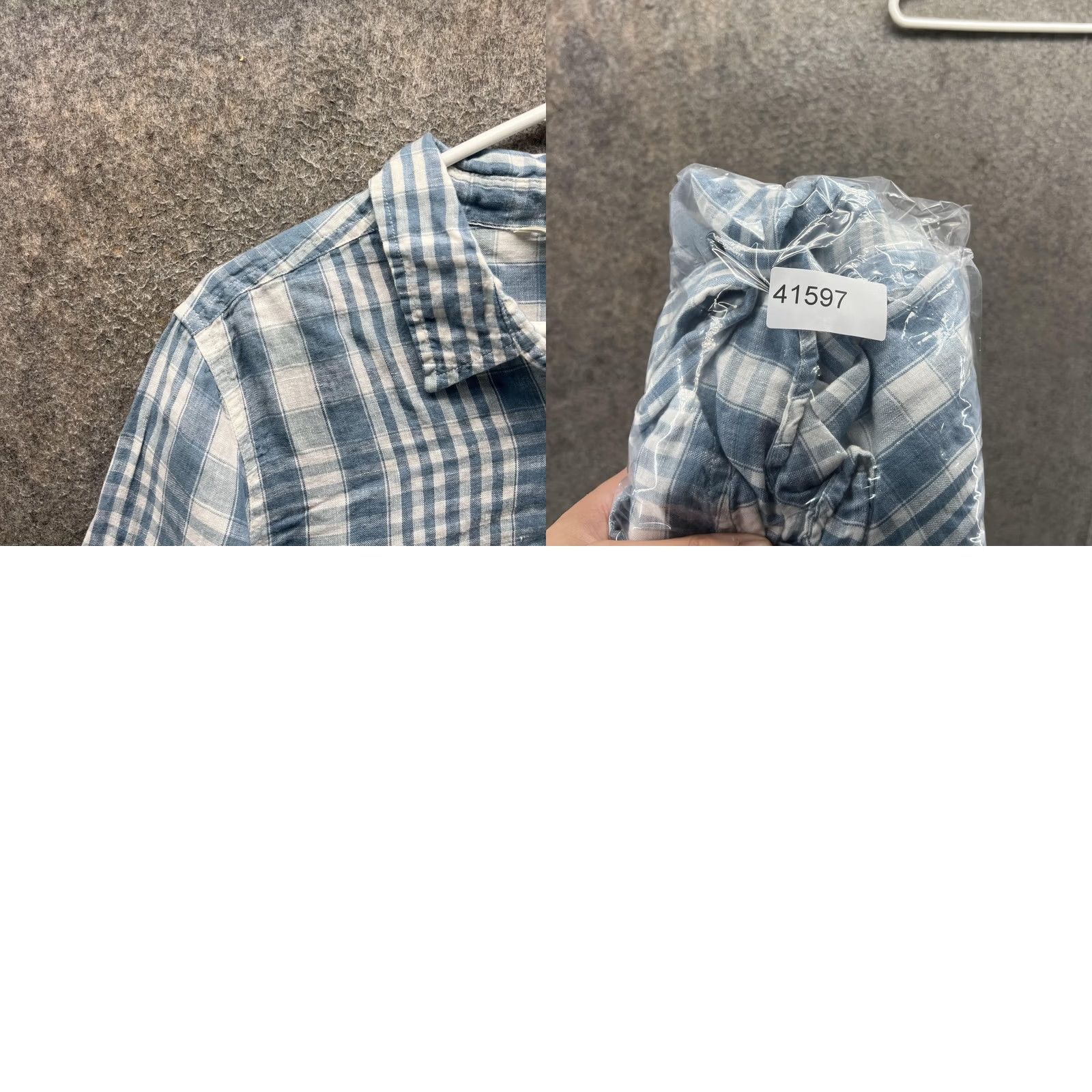 Vintage L.L. Bean Shirt Mens Large Blue Plaid Chambray Button Front Lightweight Shirt Mens Large Blue Plaid Chambray Button Front Lightweight Size US L / EU 52-54 / 3 - 8 Thumbnail
