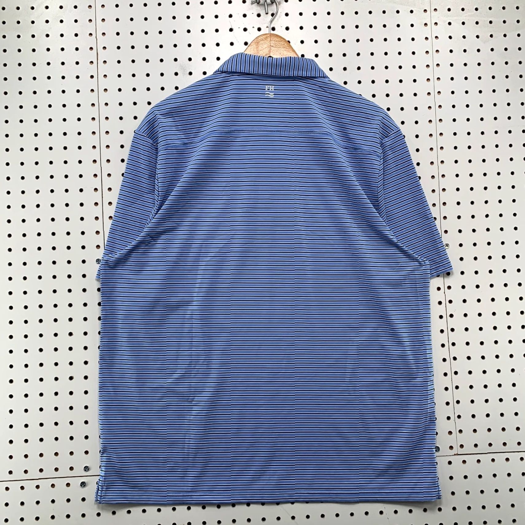 Vintage Fair Harbor Polo Shirt Mens XL Blue Striped Short Sleeve Golf Sailing Outdoor Size US XL / EU 56 / 4 - 2 Thumbnail
