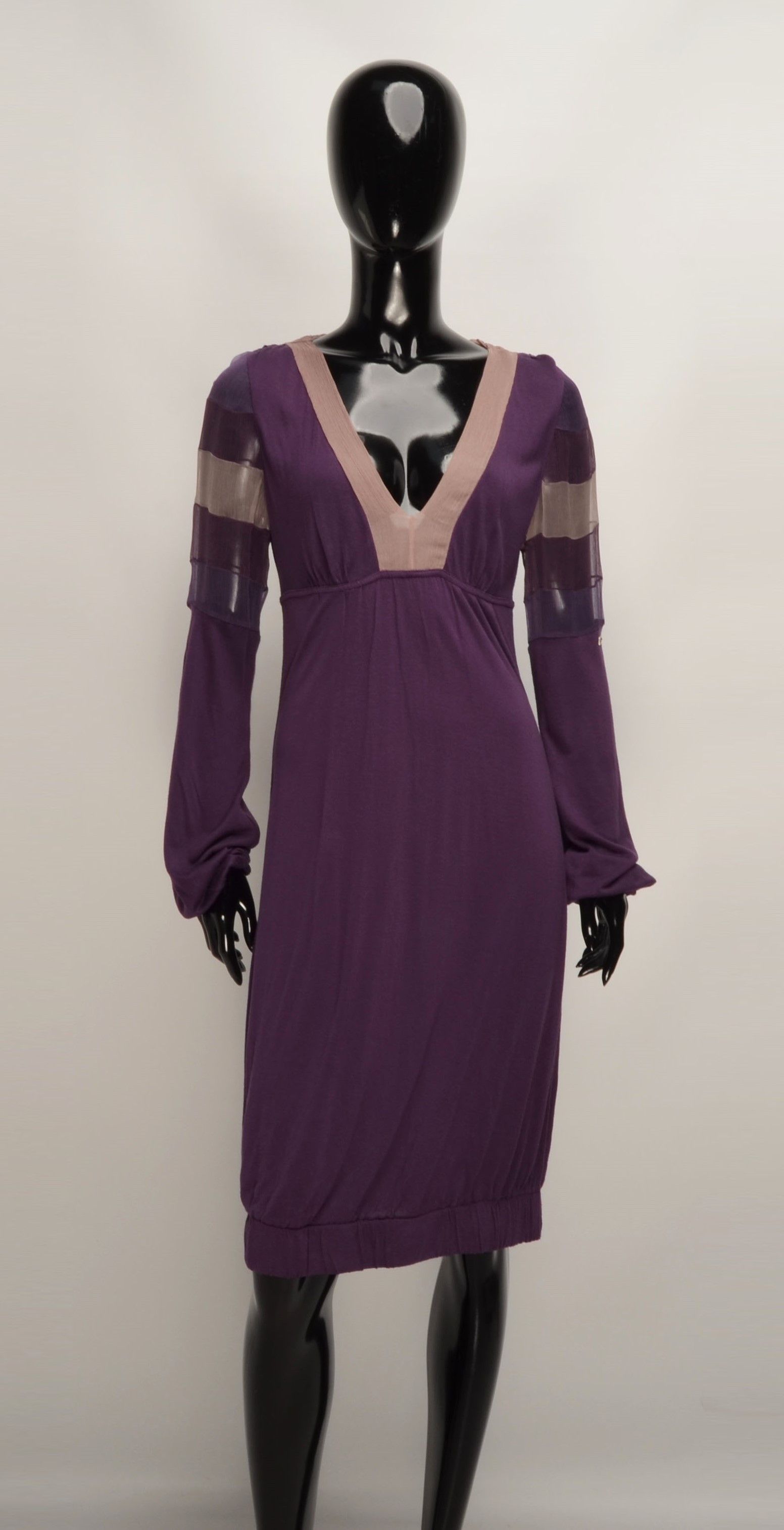 Designer × Miss Sixty Miss Sixty Vintage Y2K Coquette Fairy Mesh Sleeves Dress Size S / US 4 / IT 40 - 1 Thumbnail