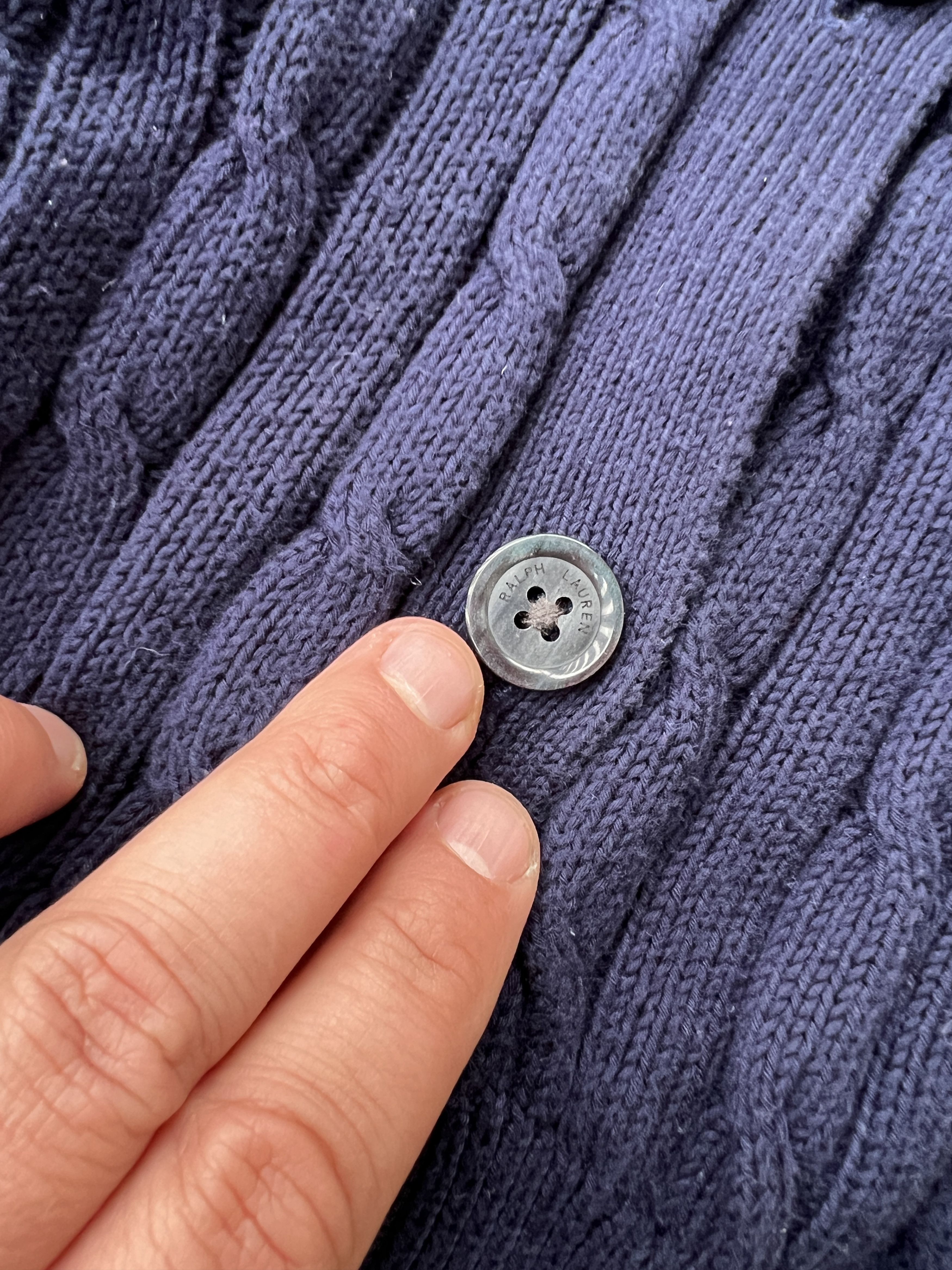 Polo Ralph Lauren Polo Ralph Lauren Cable Knit Cardigan Size M / US 6-8 / IT 42-44 - 3 Thumbnail