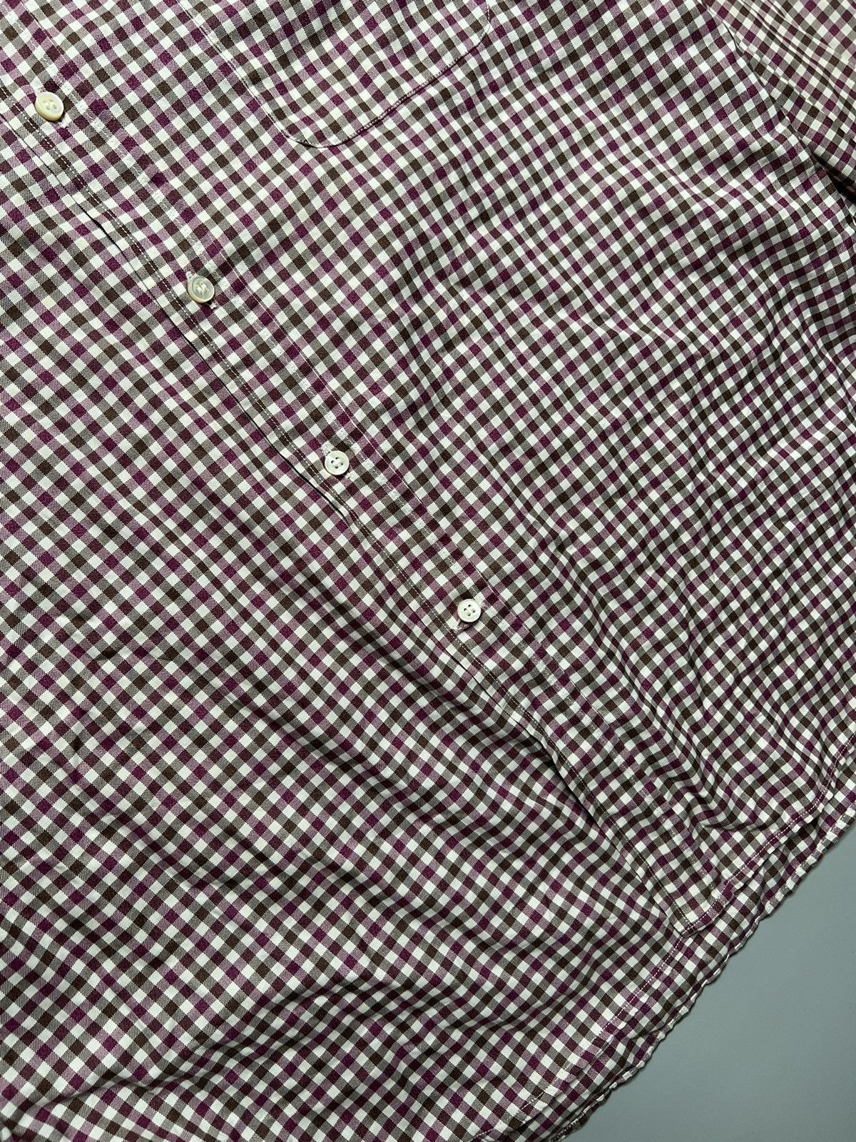 Loro Piana Loro Piana Checkered Cotton Buttondown Size US M / EU 48-50 / 2 - 6 Thumbnail