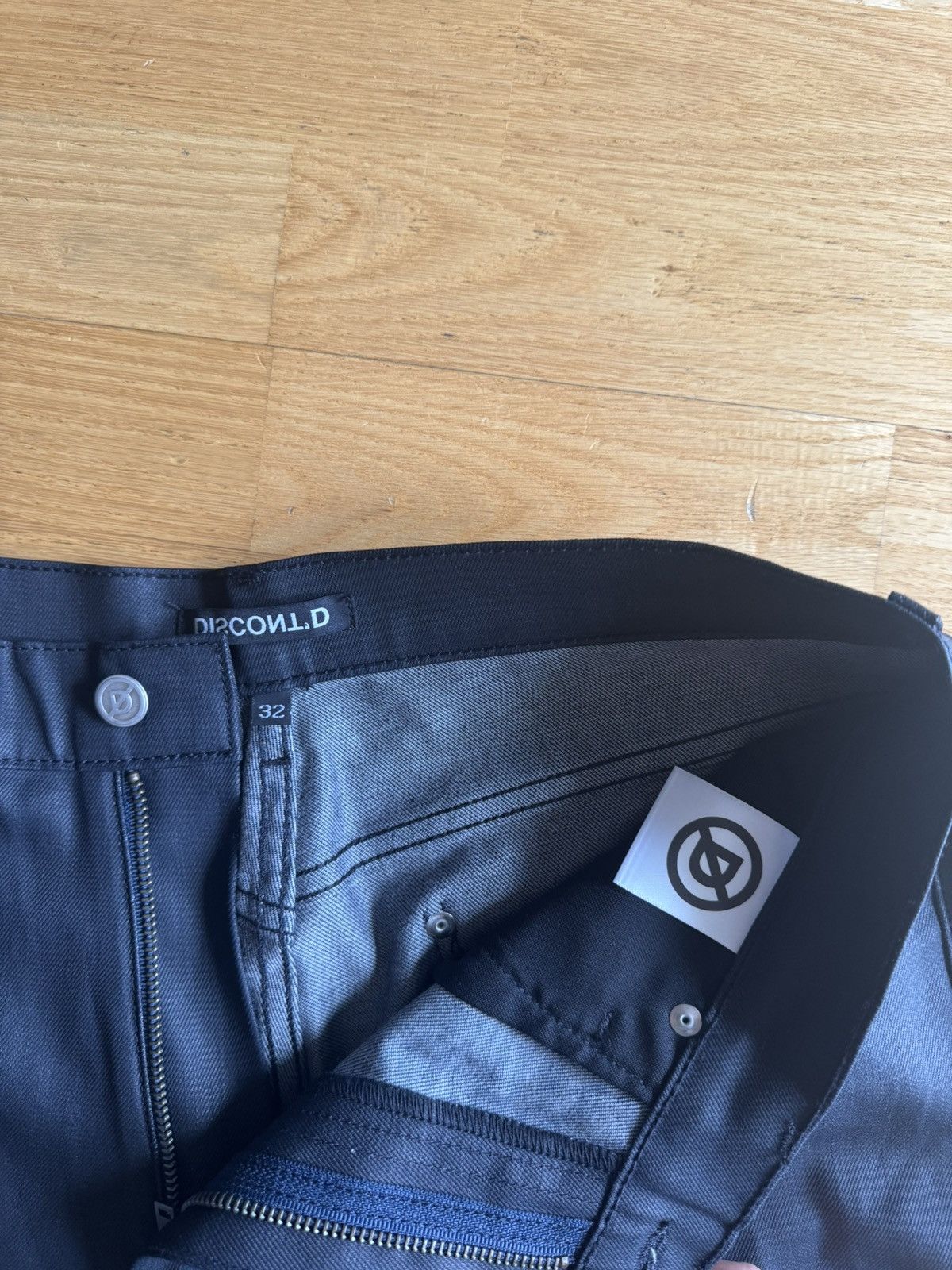 Other discont waxed wide leg denim Size US 32 / EU 48 - 3 Thumbnail