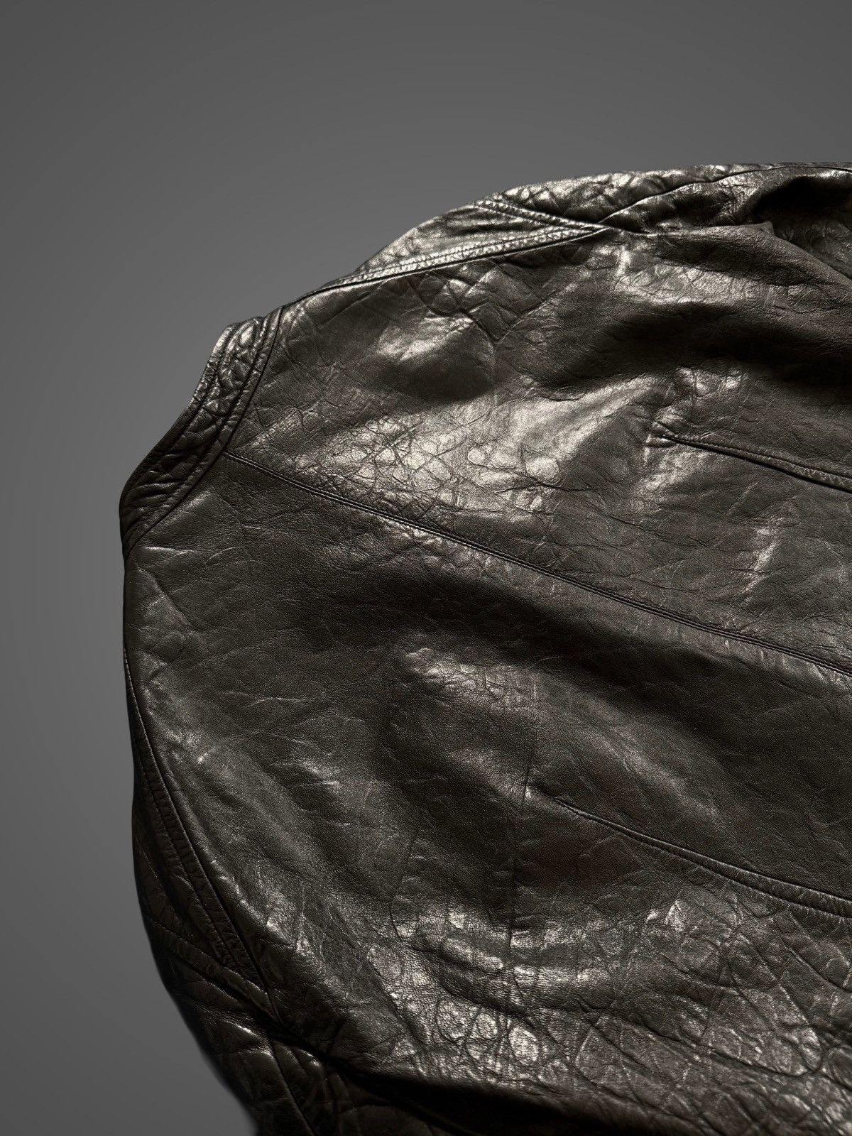 Rick Owens Rick Owens Blistered Leather Intarsia Size US S / EU 44-46 / 1 - 9 Thumbnail