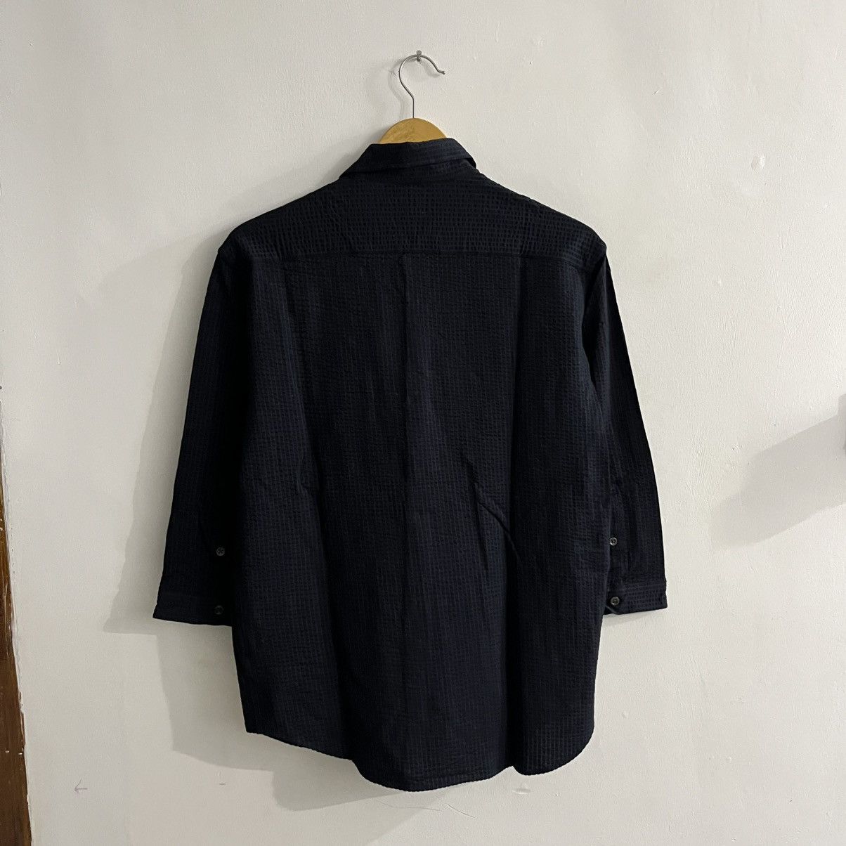 Takeo Kikuchi Takeo Kikuchi - Textured 3/4 Sleeve Button Up Size US M / EU 48-50 / 2 - 7 Thumbnail