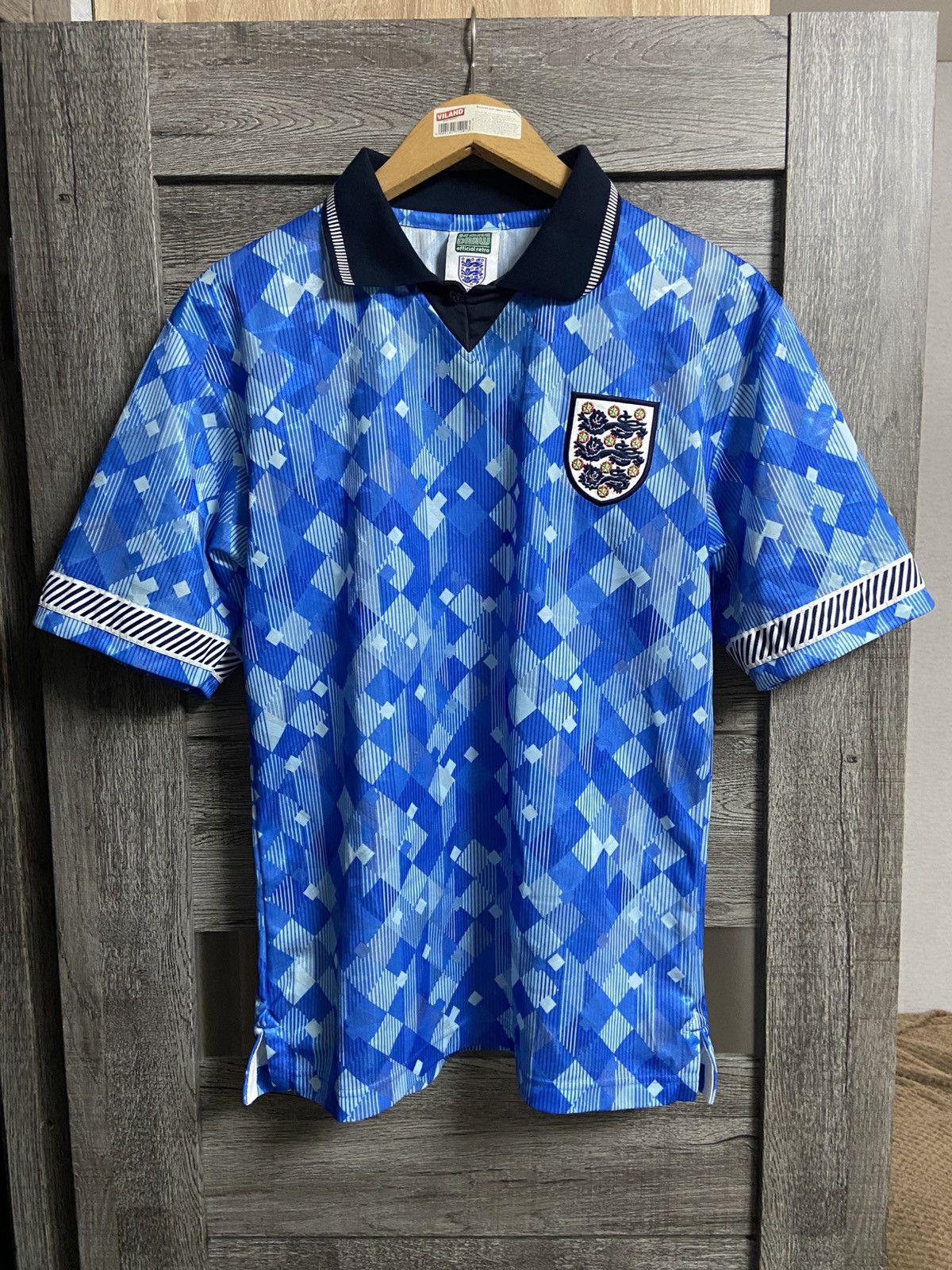 Other Score Draw National England 1990/1992 Third Retro Jersey Size US S / EU 44-46 / 1 - 1 Thumbnail