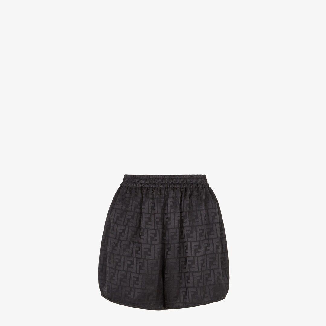 Fendi o1s1wg110925 Short in Black Size 28" / US 6 / IT 42 - 1 Thumbnail