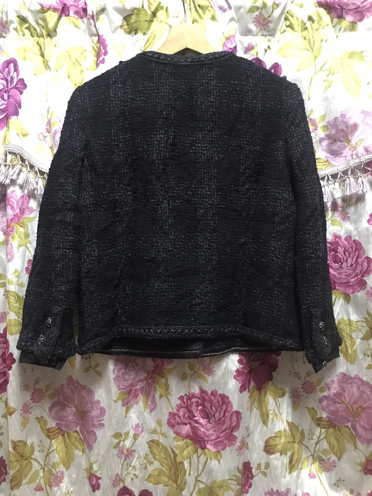 Chanel ❌LAST DROP❌AUTHENTIC CHANEL TWEED LETTLE BLACK Size M / US 6-8 / IT 42-44 - 2 Thumbnail