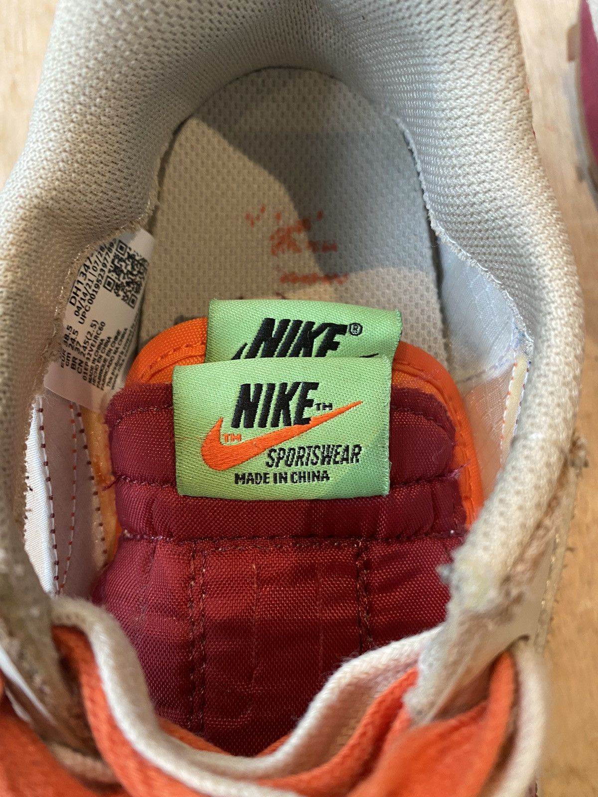 Nike × Sacai Nike X Sacai LD Waffle Clot Orange Blaze Size US7.5 Size US 7.5 / EU 40-41 - 9 Thumbnail