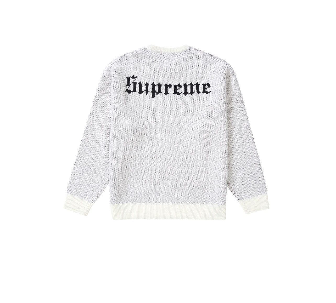 Supreme Supreme Snow White Sweater White Size: Small Size US S / EU 44-46 / 1 - 2 Thumbnail