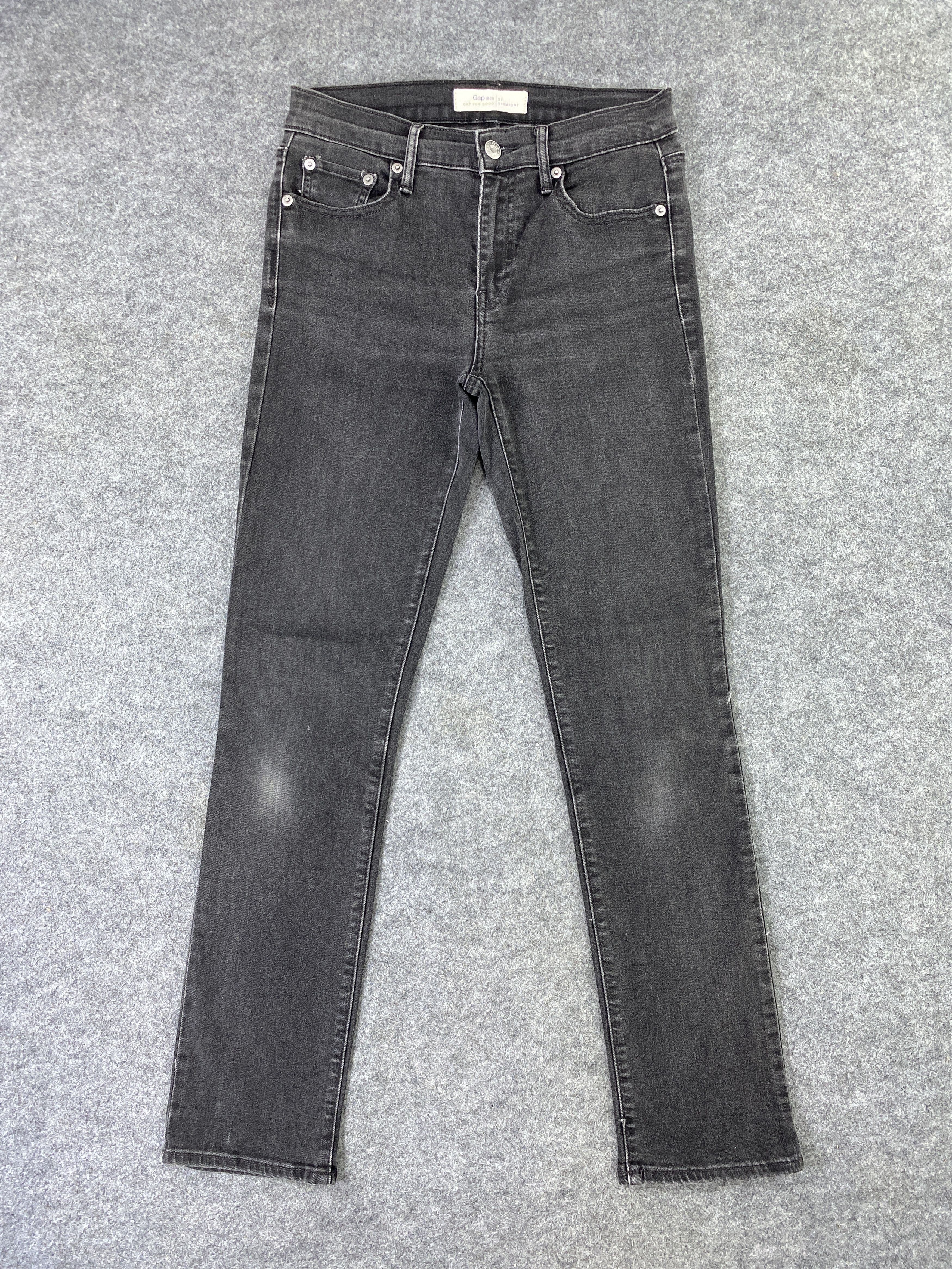 Gap Straight soft Black Jeans - J1064