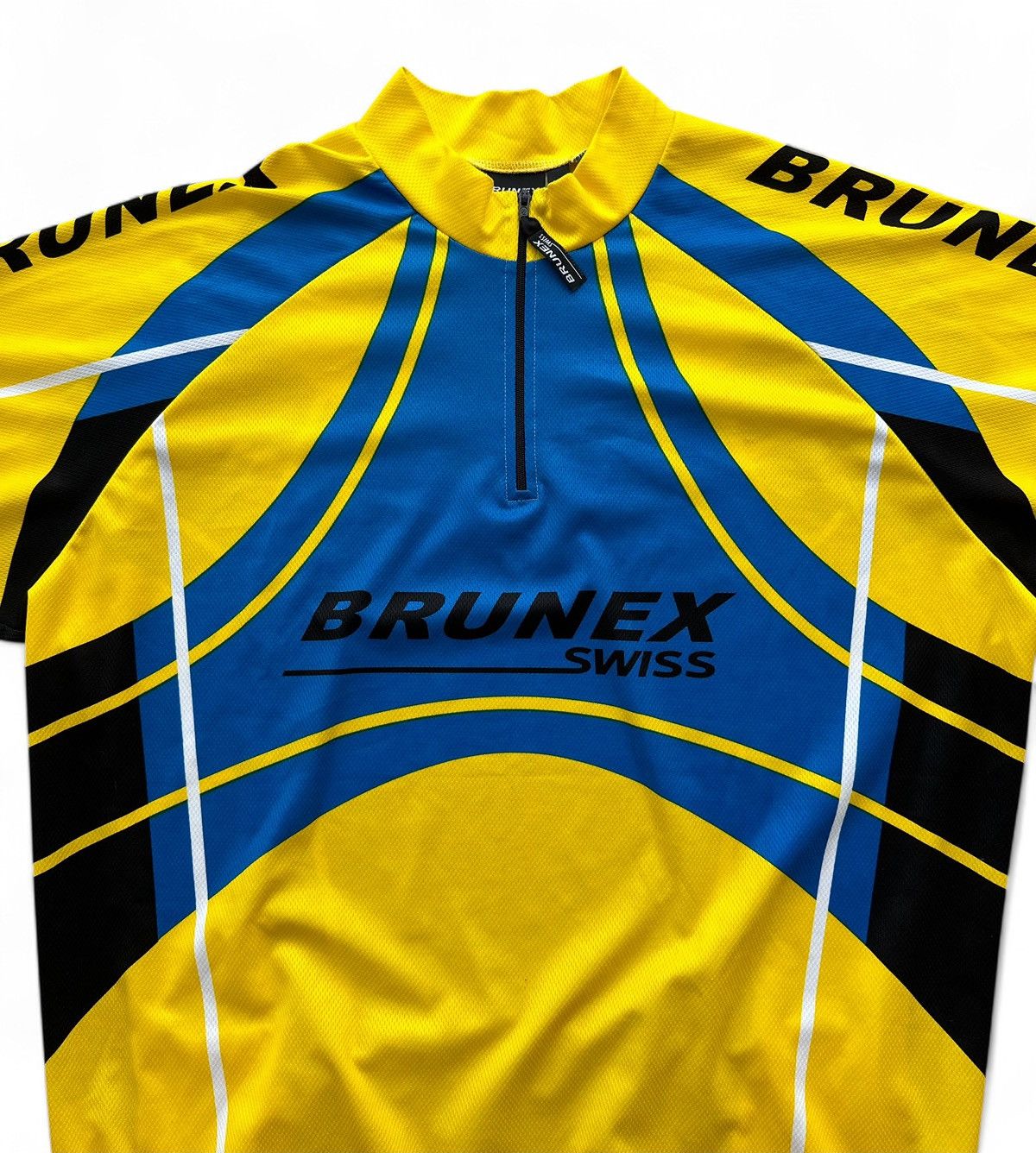 Vintage Brunex Switzerland Cycling Shirt Jersey Men's Size XL Size US XL / EU 56 / 4 - 3 Thumbnail