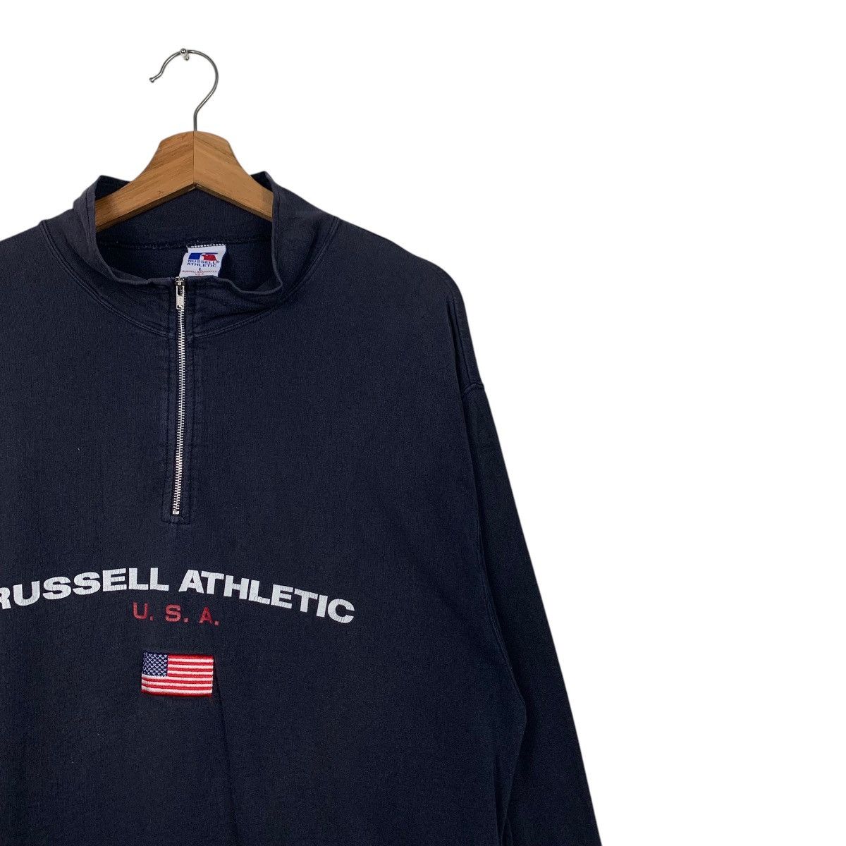Russell Athletic RUSSELL ATHLETIC Embroidery Big Logo Sweatshirt #1739-C77 Size US L / EU 52-54 / 3 - 5 Thumbnail
