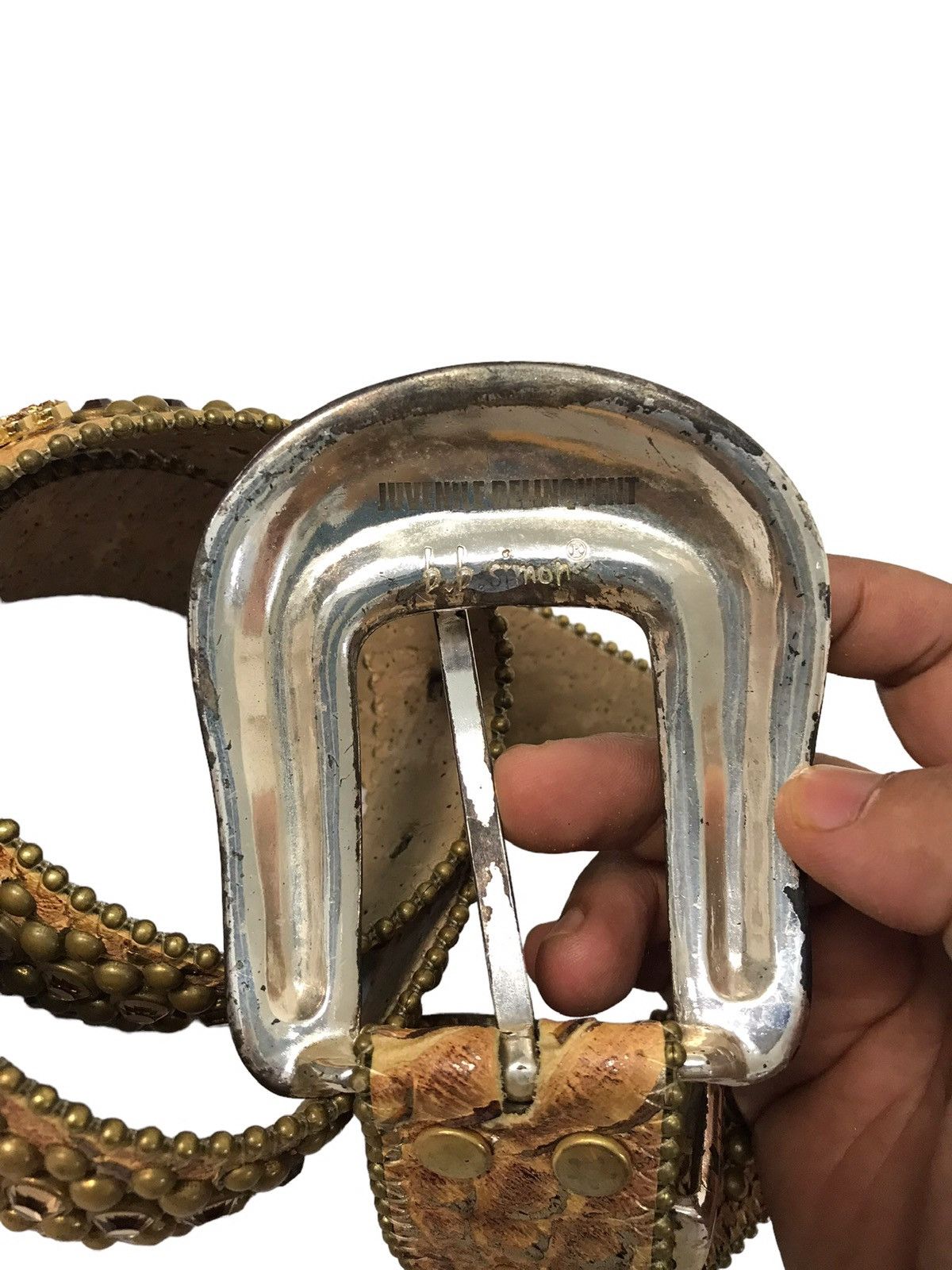 B.B. Simon B.B Simon Rhinestone Belt Size ONE SIZE - 5 Thumbnail