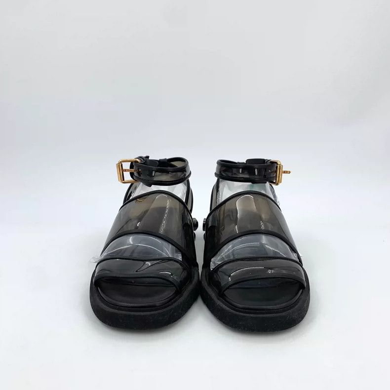 Givenchy Givenchy Givenchy Black Casual Sandals with Diamonds -2507 Size US 6 / IT 36 - 3 Thumbnail