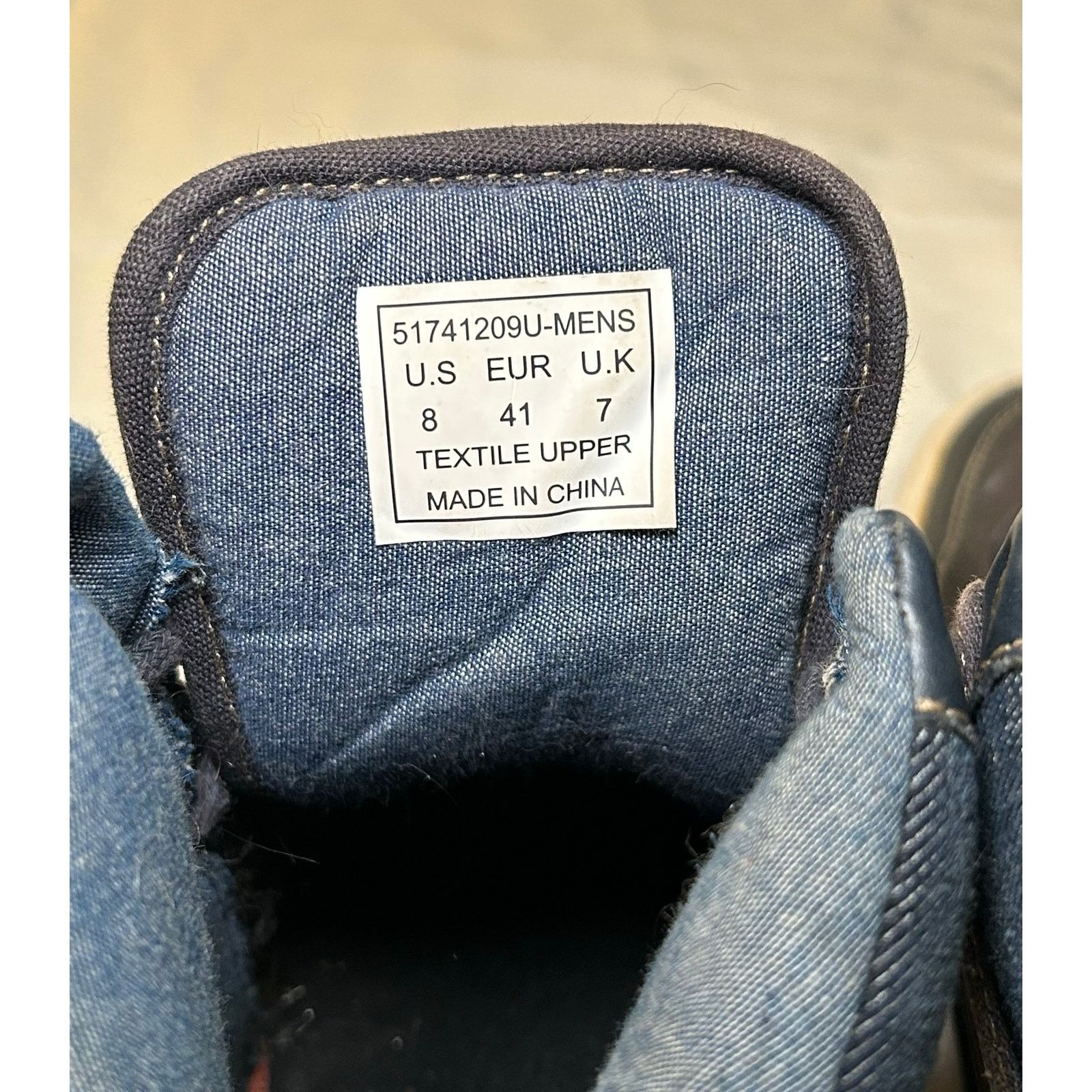 Levi's Vintage Levi Men’s Denim High Top Sneakers US Size 8 Size US 8 / EU 41 - 7 Thumbnail