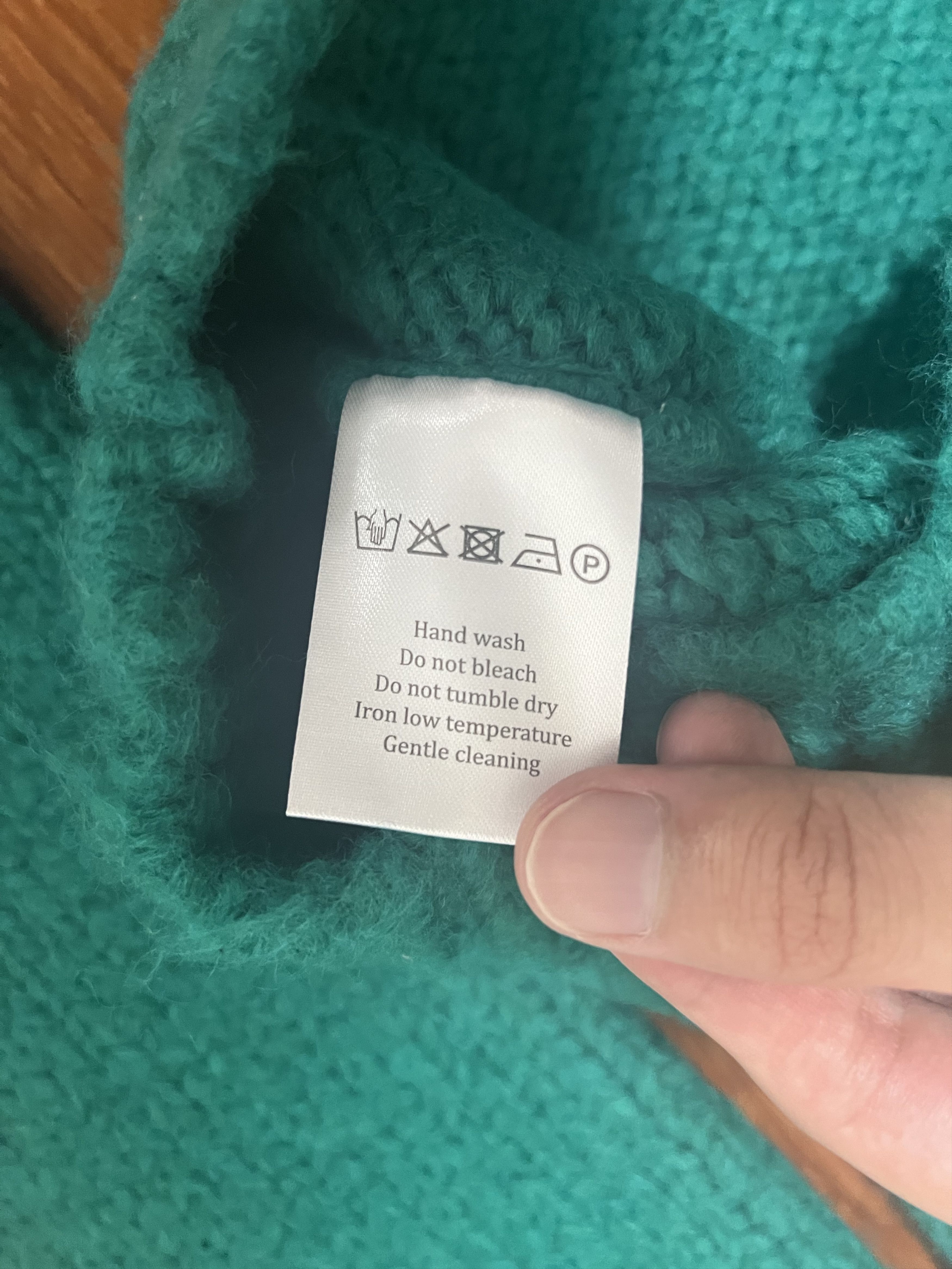Thames 💚 Thames P.G Knit Mohair Marlborough Green Turquoise/Navy Size US XL / EU 56 / 4 - 8 Thumbnail