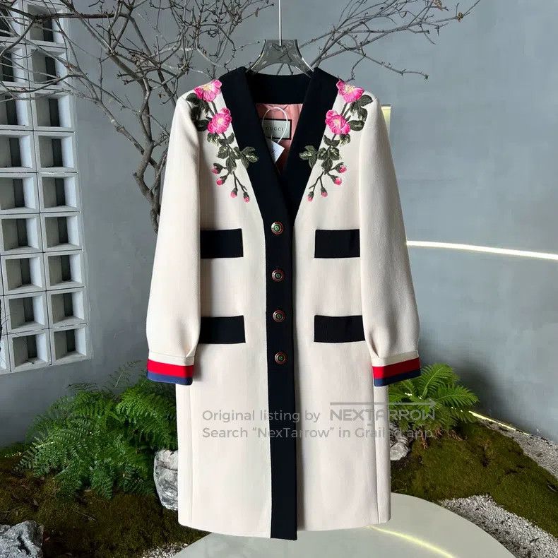 Gucci Gucci Embroidered coat Size XS / US 0-2 / IT 36-38 - 1 Thumbnail