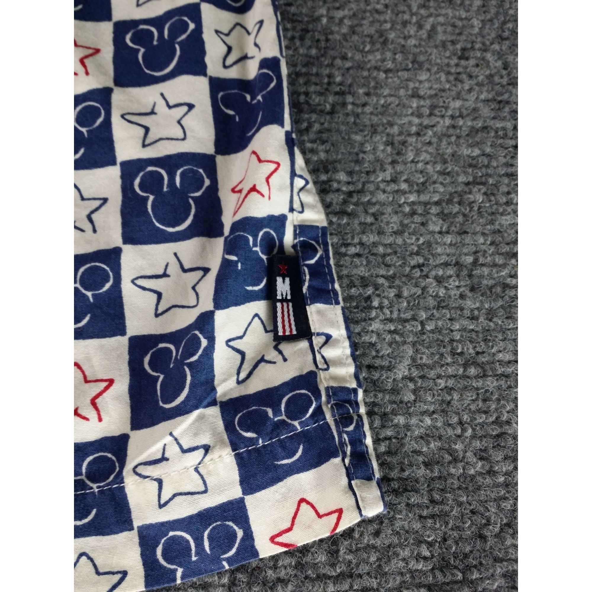 Disney Vintage Disney Store Patriotic Mickey Mouse Button Up Shirt Size US S / EU 44-46 / 1 - 4 Thumbnail