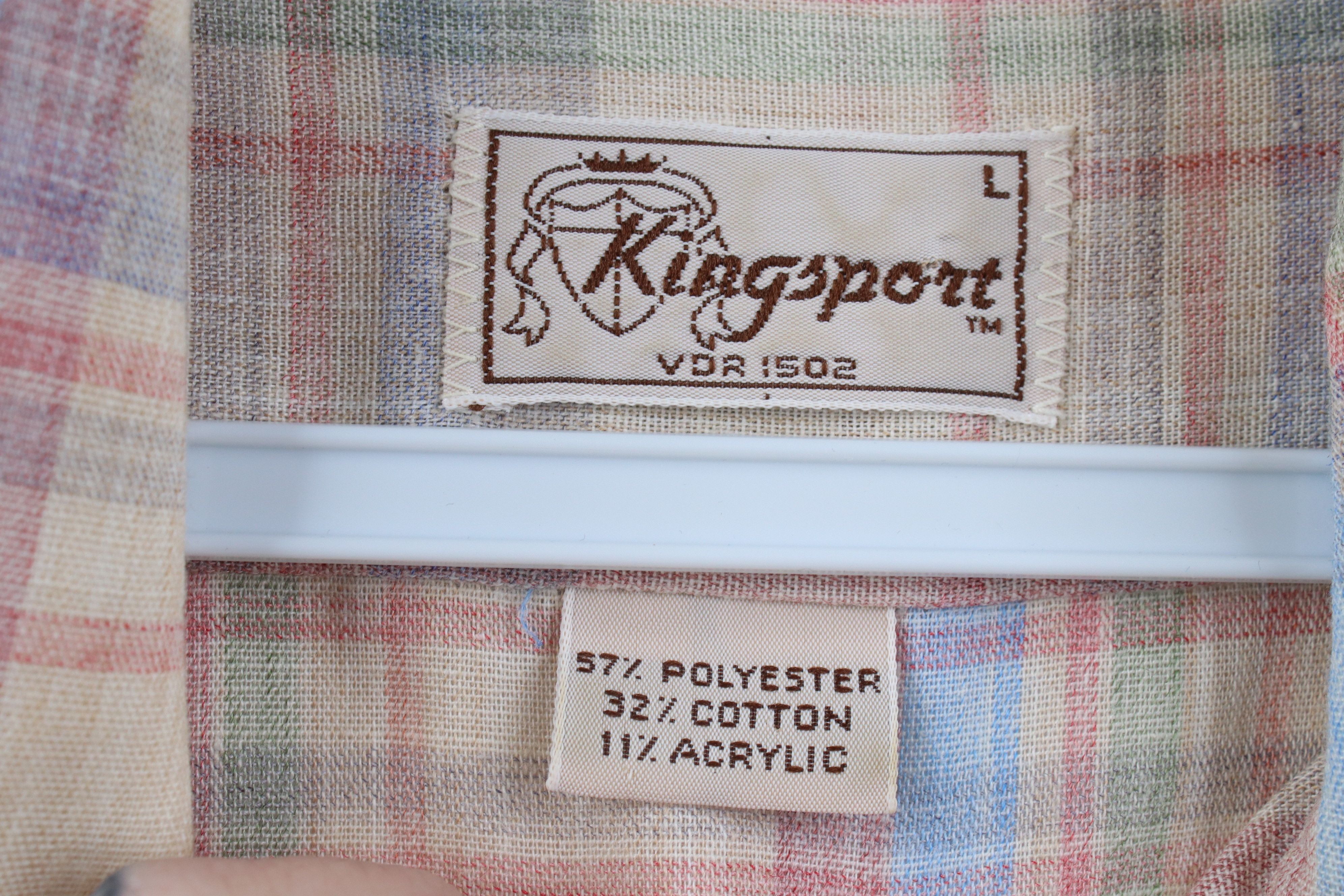 Vintage Vintage 70s Streetwear Madras Short Sleeve Button Shirt Size US L / EU 52-54 / 3 - 8 Thumbnail